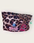 BY TOPAZE - Pochette leopard marron