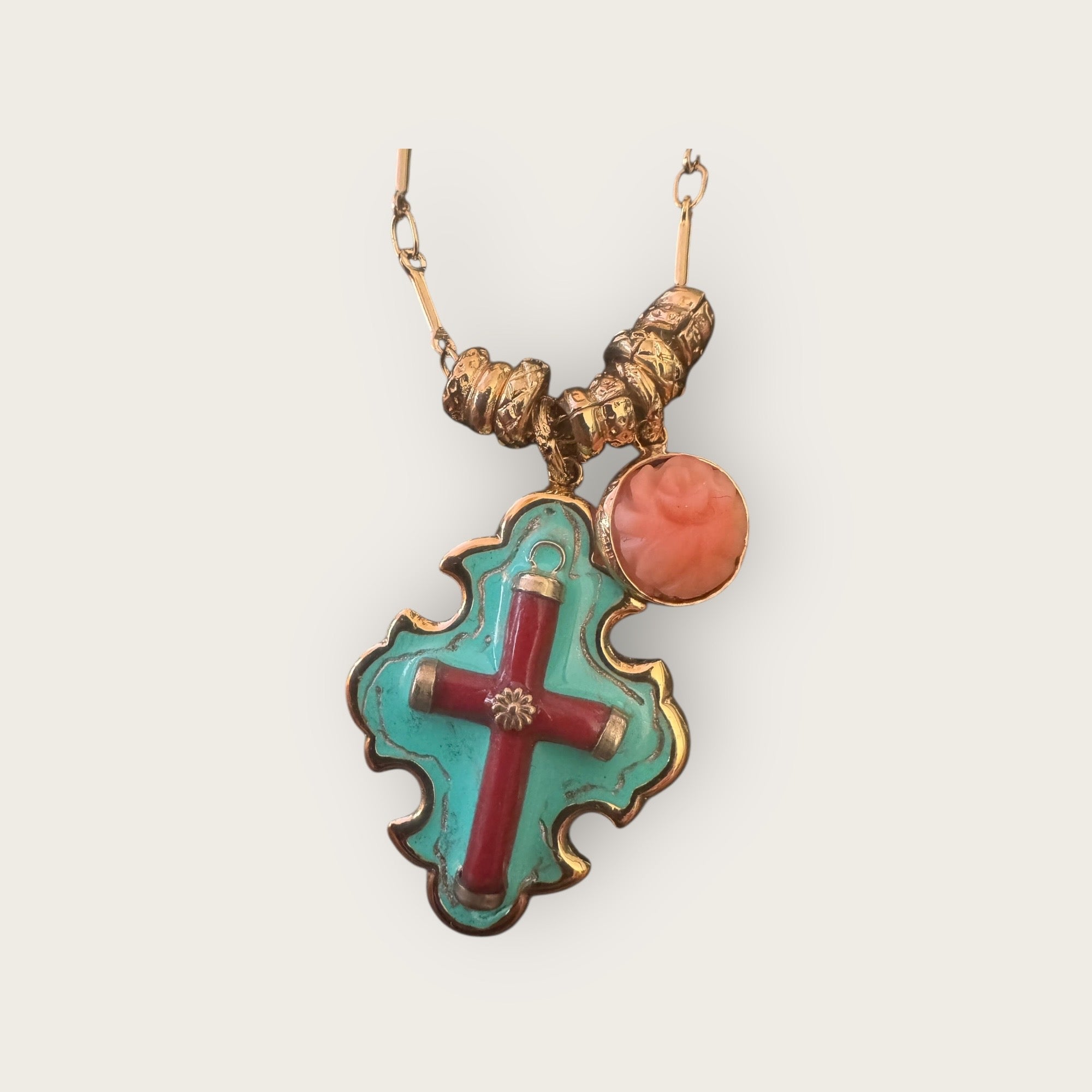 GAS BIJOUX - Collier BELLAVITA doré à l’or fin - PIÈCE UNIQUE
