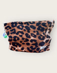 BY TOPAZE - Pochette leopard marron