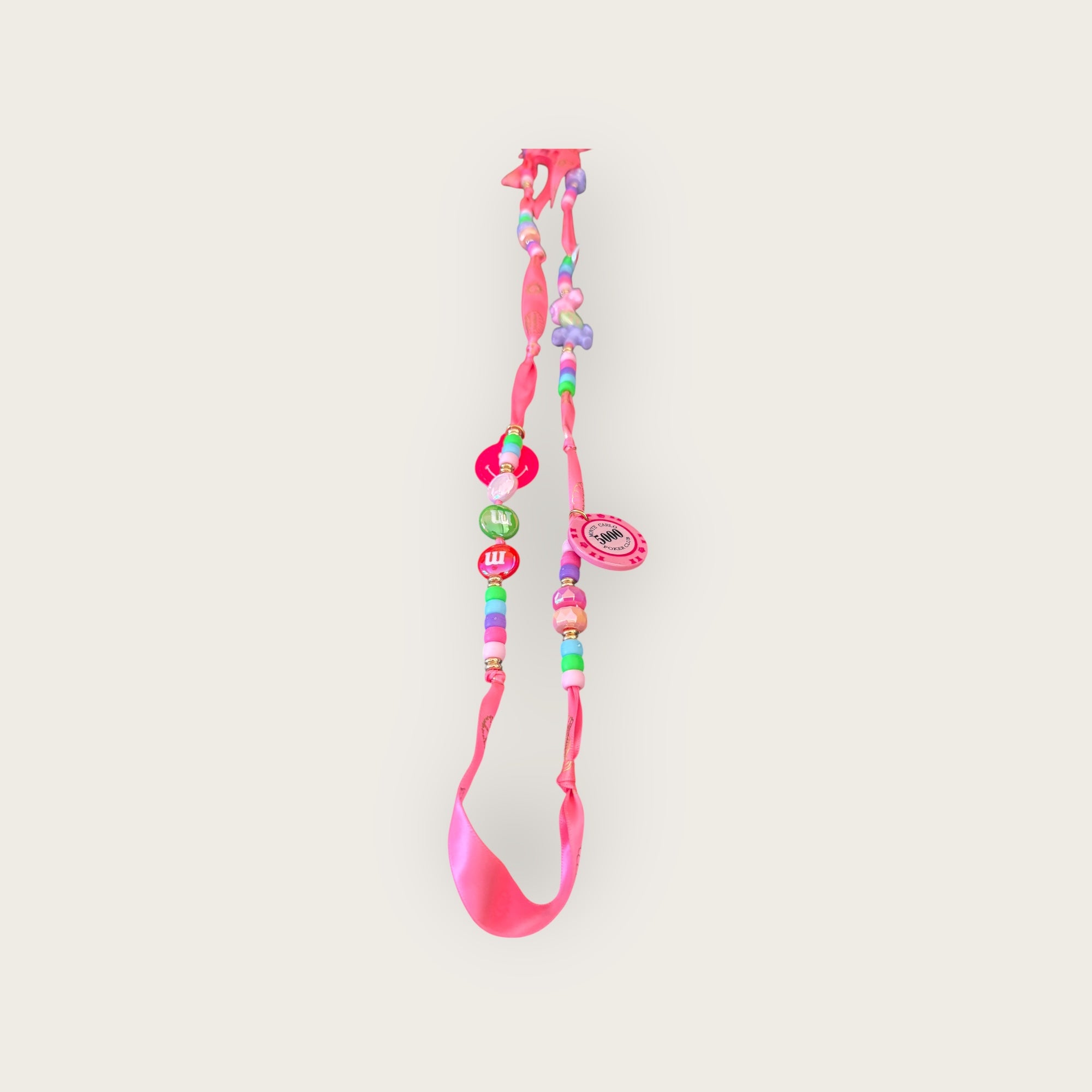 HYPNOCHIC - Cordon de téléphone RAINBOW PINK RIBBON