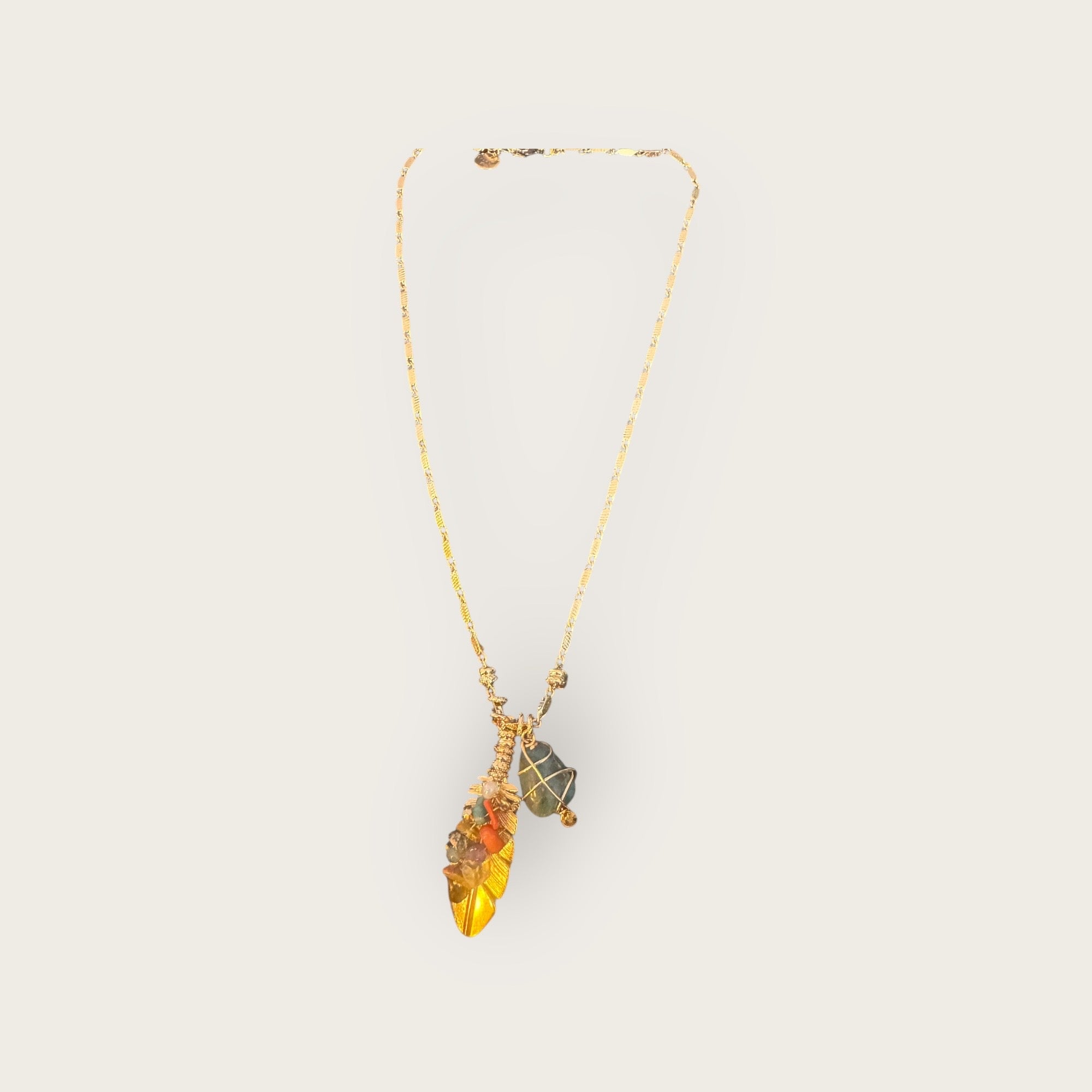 GAS BIJOUX - Collier BELLAVITA doré à l’or fin - PIÈCE UNIQUE