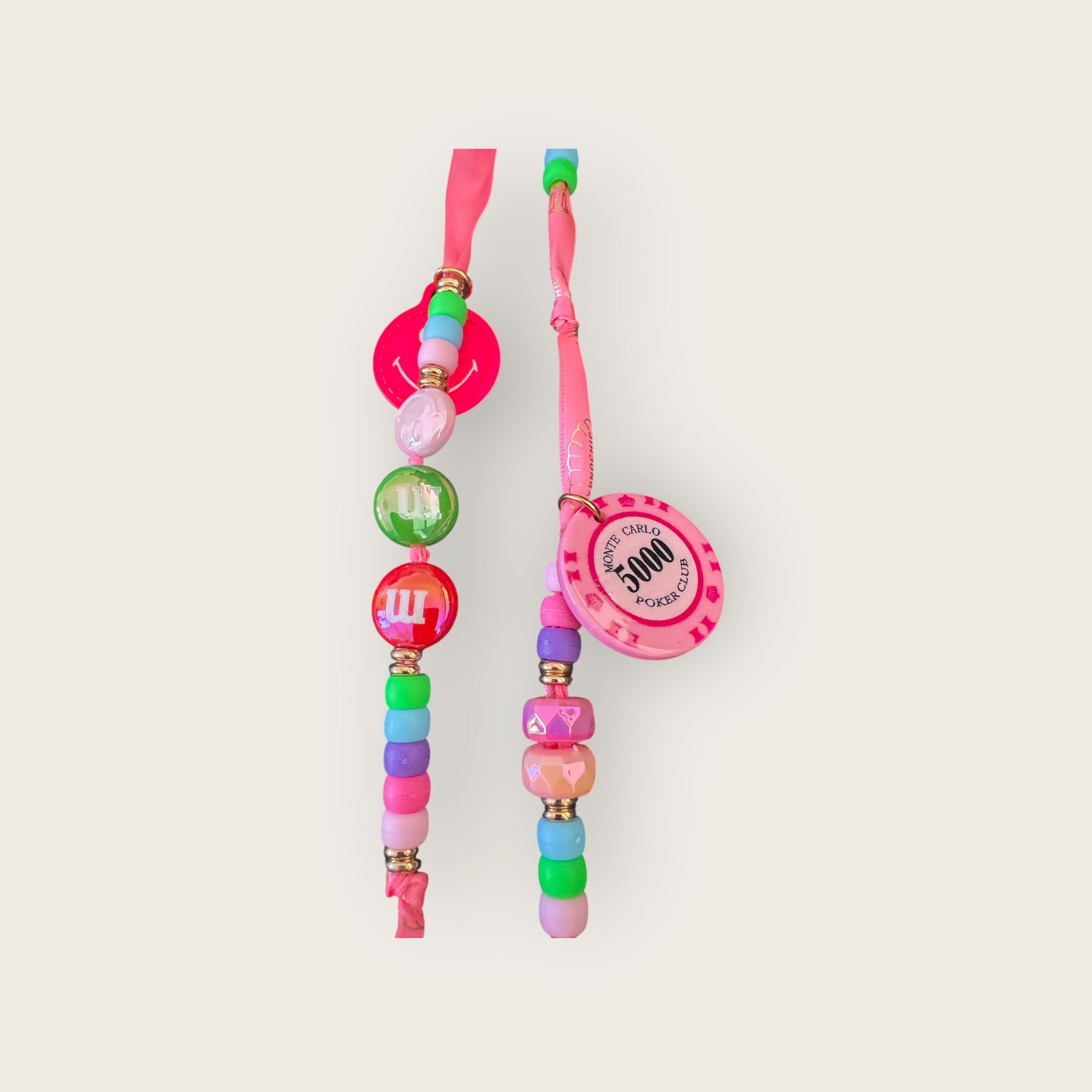 HYPNOCHIC - Cordon de téléphone RAINBOW PINK RIBBON