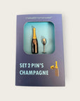 METALMORPHOSE - PIN’S SET CHAMPAGNE