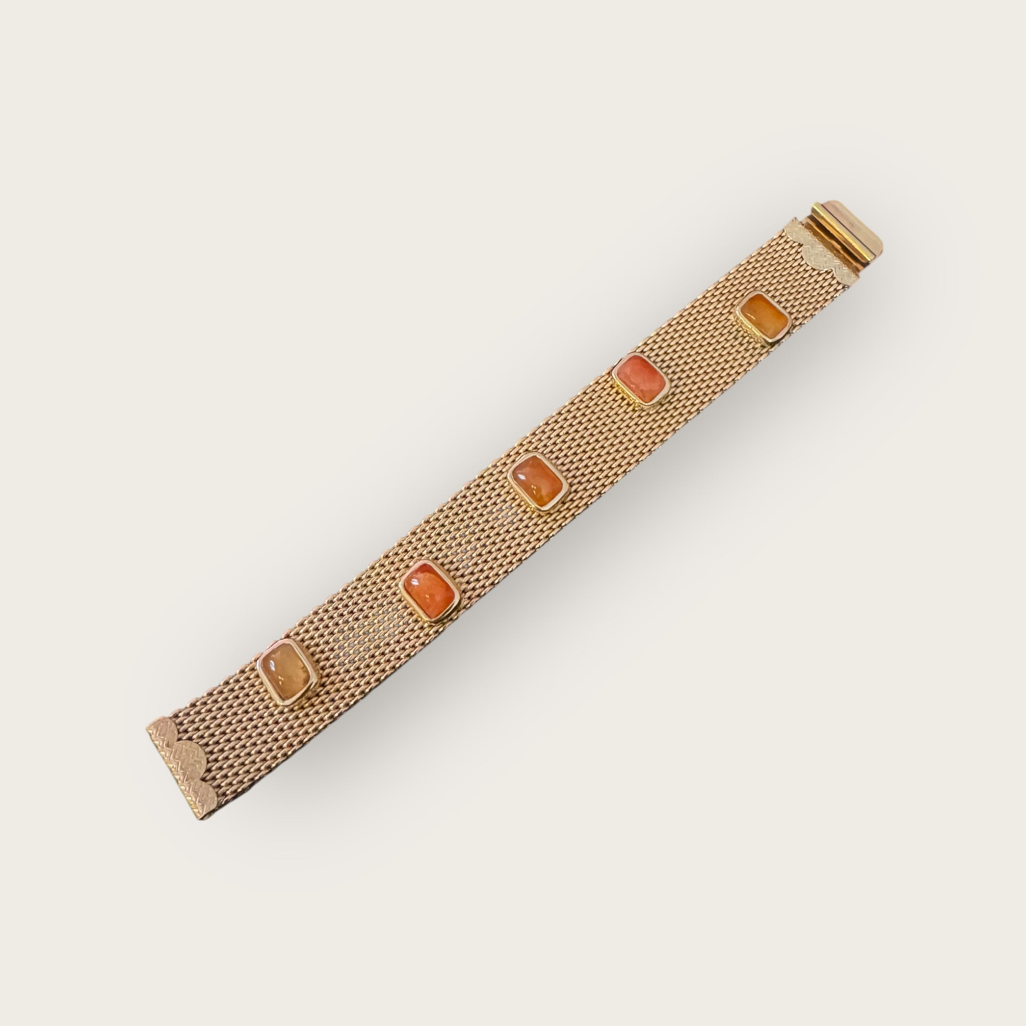 GAS BIJOUX - Bracelet TOTEM grand modèle doré à l'or fin - Taille 1