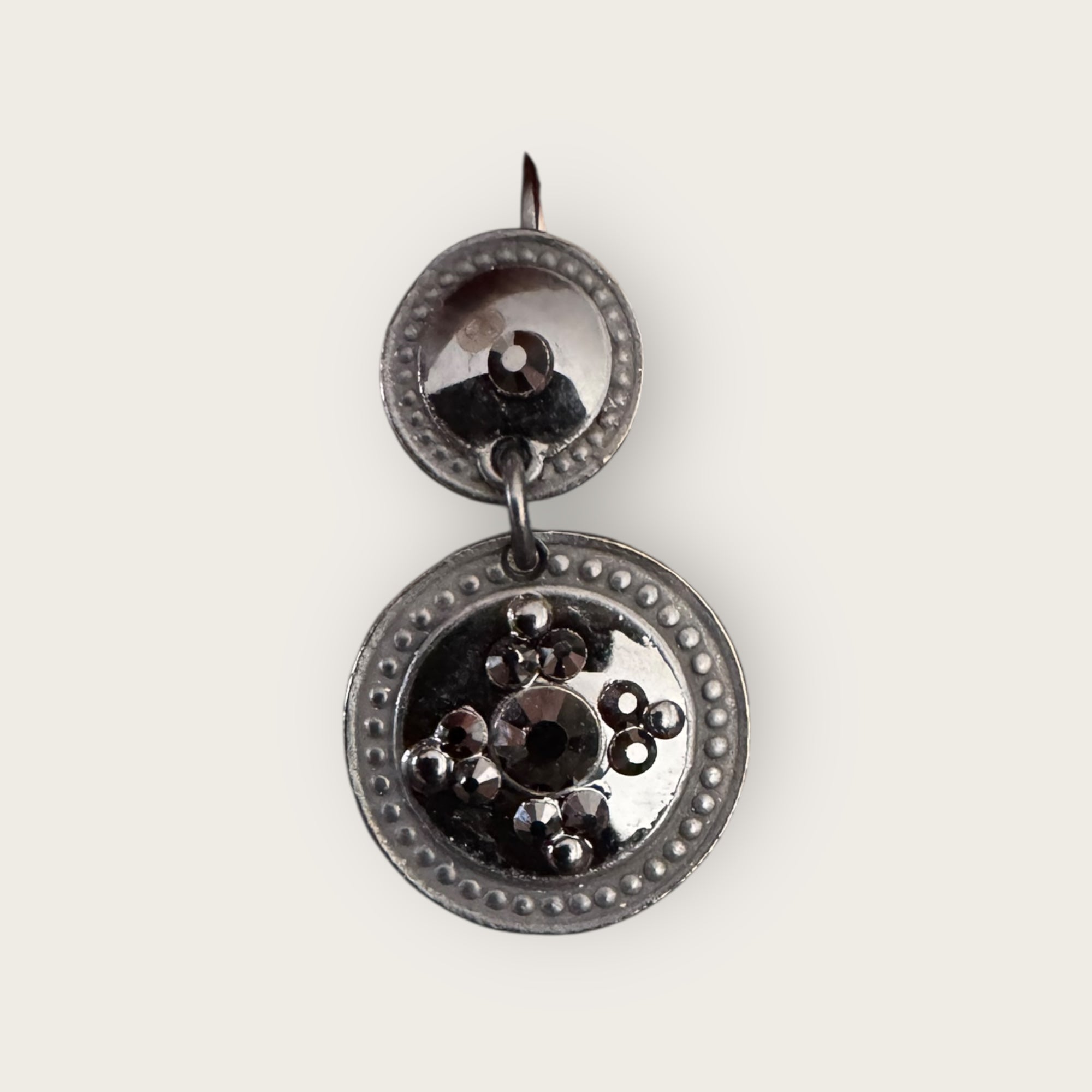 GAS BIJOUX - Boucles d'oreilles SEQUINS - Full noires