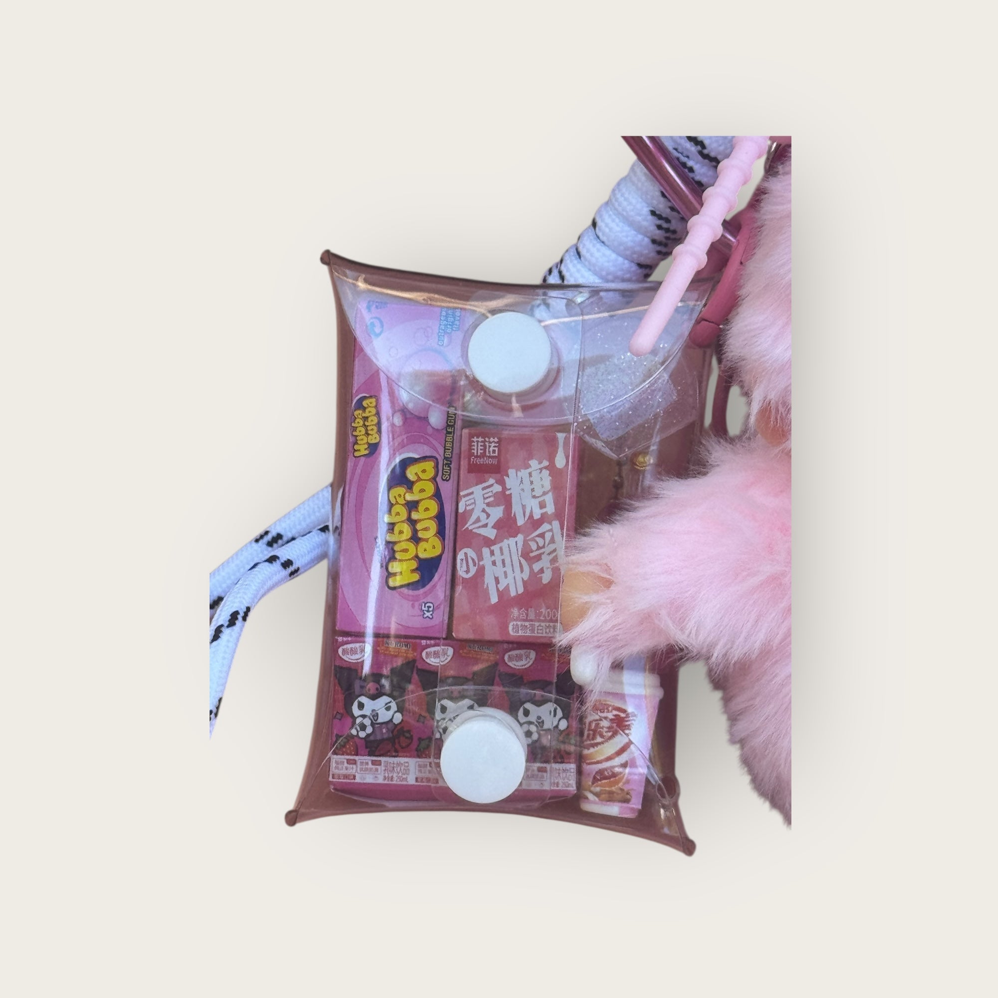 BY TOPAZE - Bijoux de sac - KIKI ROSE PALE