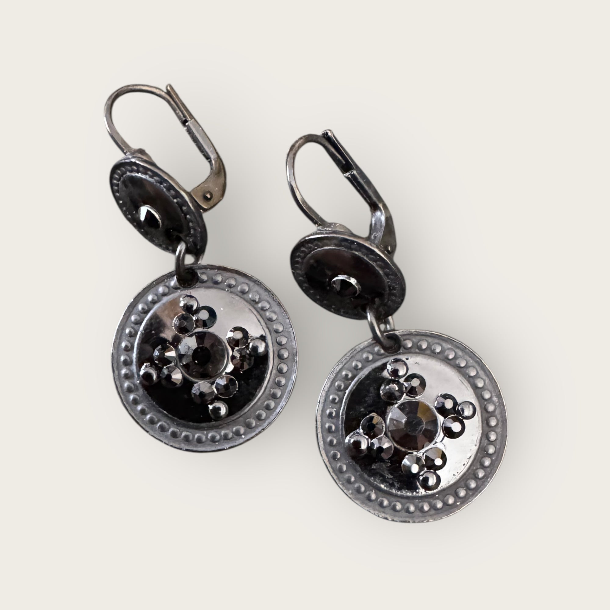 GAS BIJOUX - Boucles d'oreilles SEQUINS - Full noires
