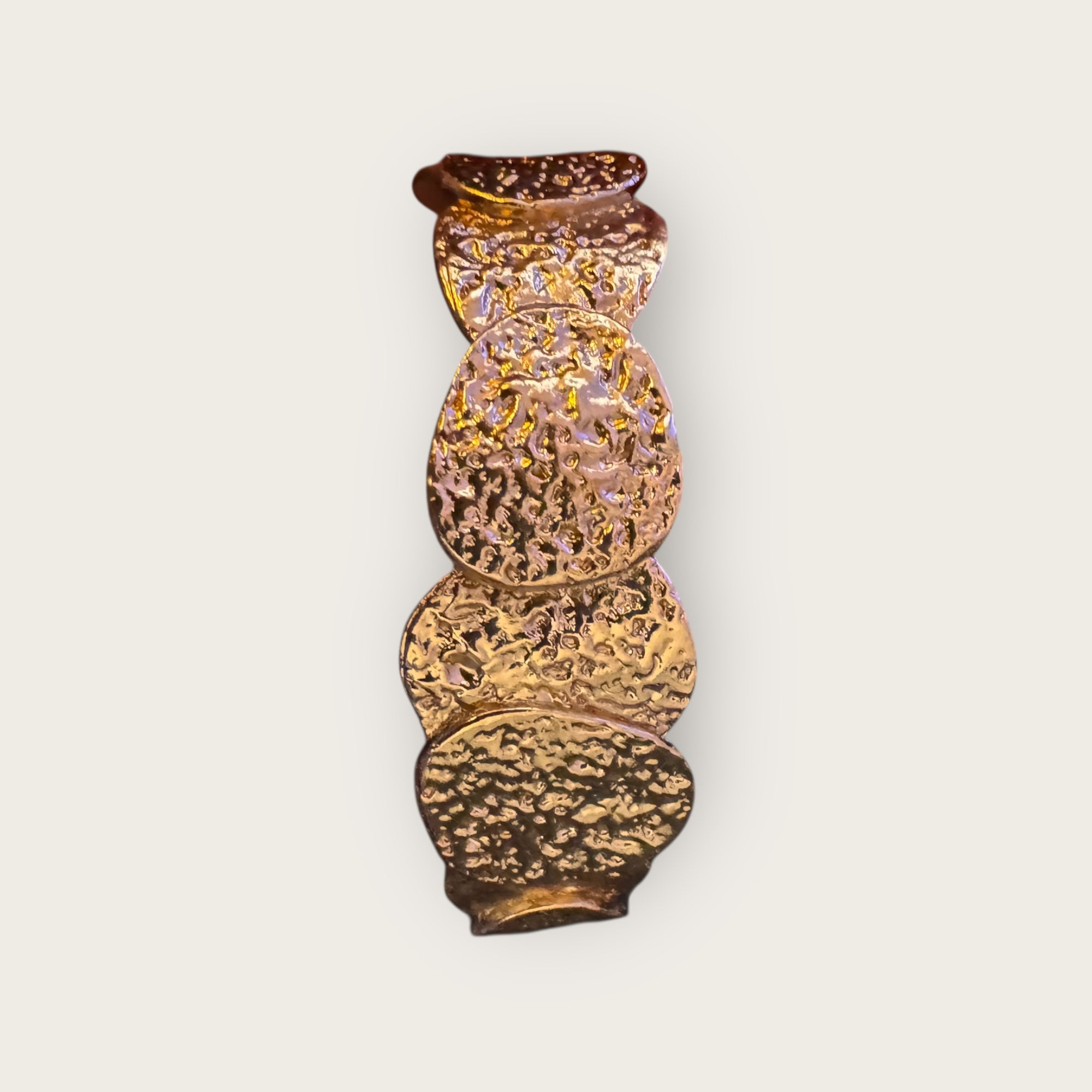 GAS BIJOUX - Bracelet jonc ECLIPSE doré à l'or fin - NOUVEAU MODELE