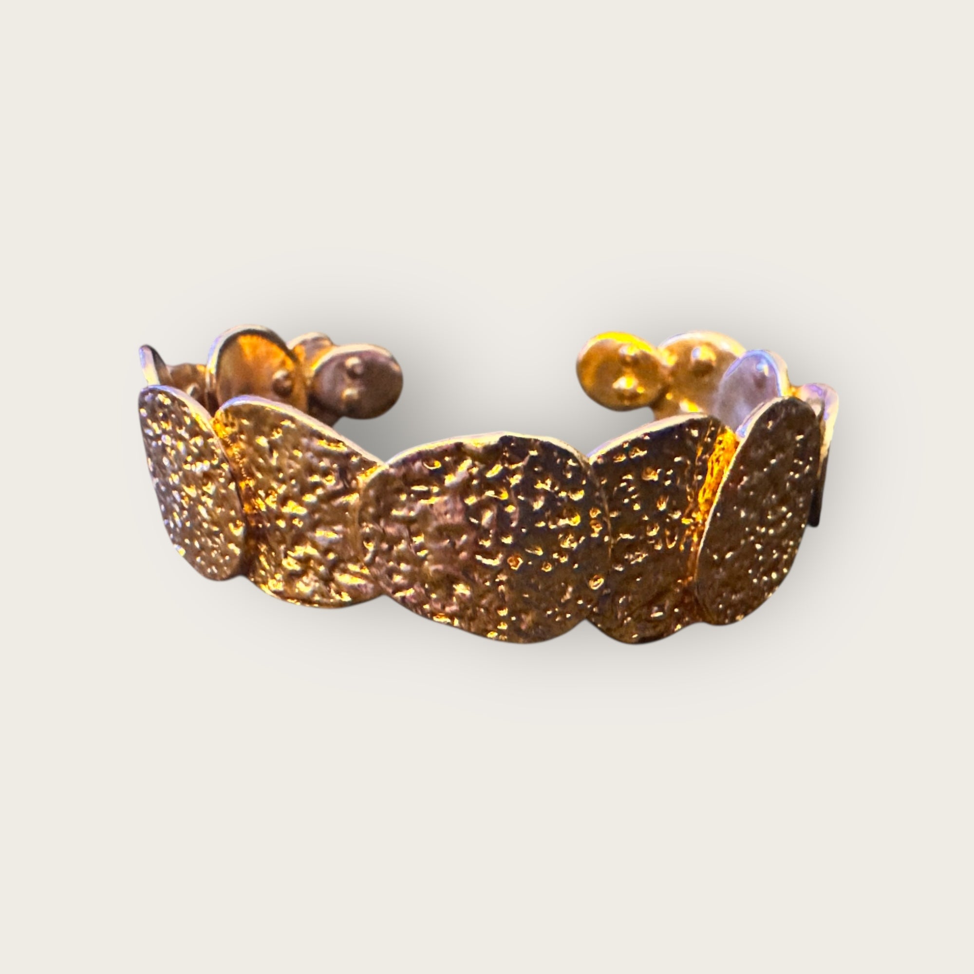 GAS BIJOUX - Bracelet jonc ECLIPSE doré à l'or fin - NOUVEAU MODELE