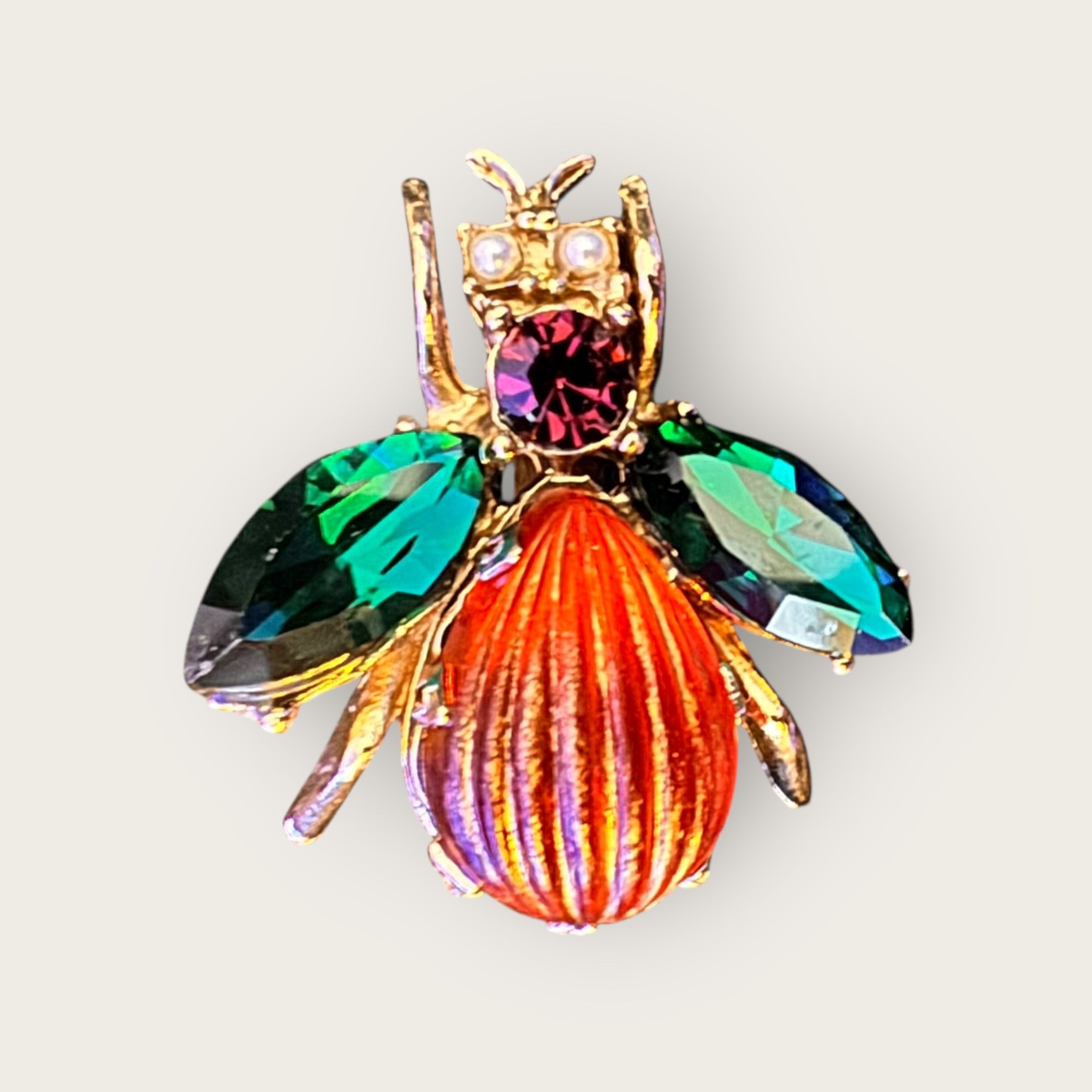 GAS BIJOUX - Broche dorée à l'or fin