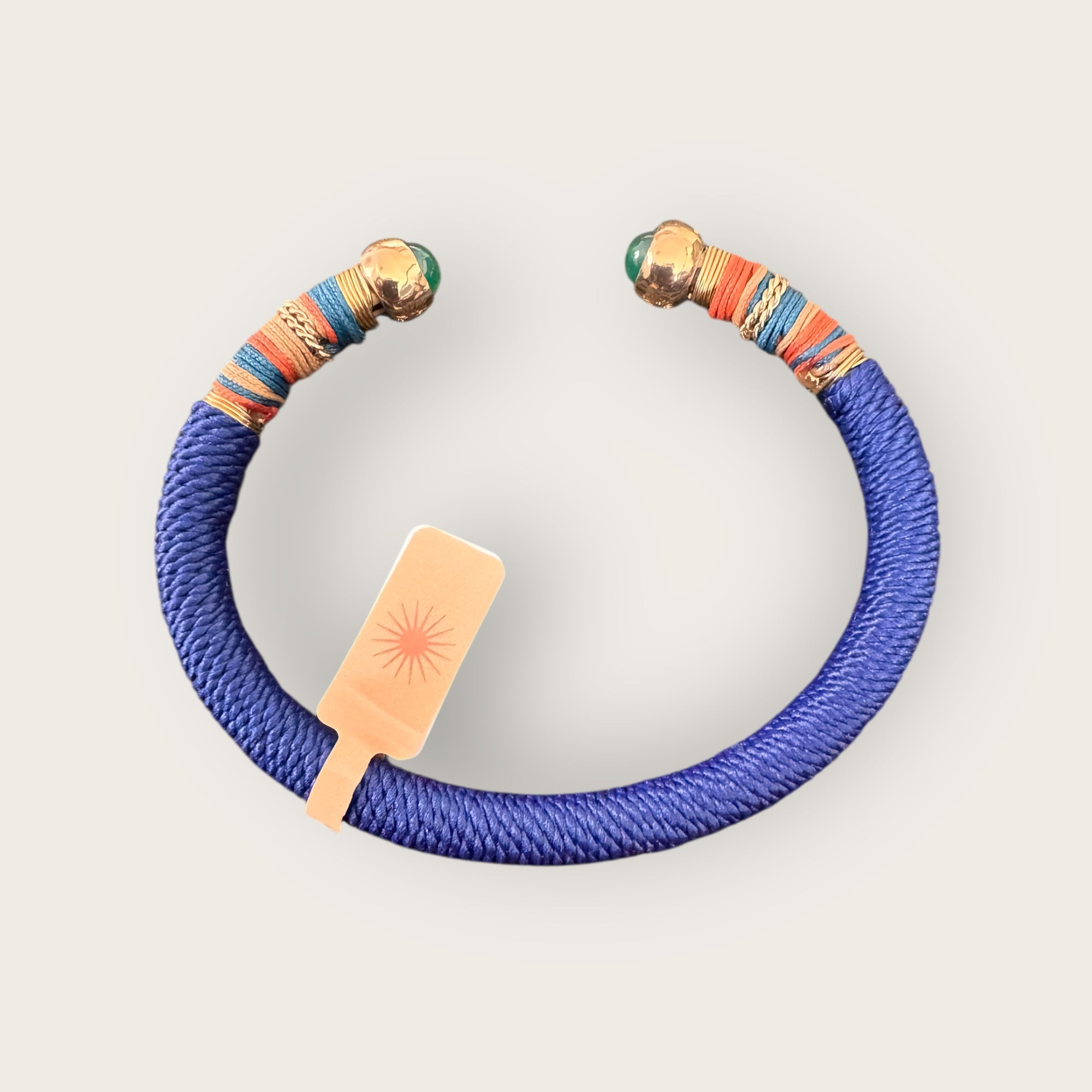 GAS BIJOUX - Bracelet SARI EMBALLE - Bleu marine - NOUVEAU MODELE