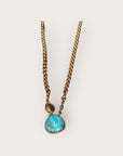 GAS BIJOUX - Collier BILLY dorées à l'or fin - TURQUOISE