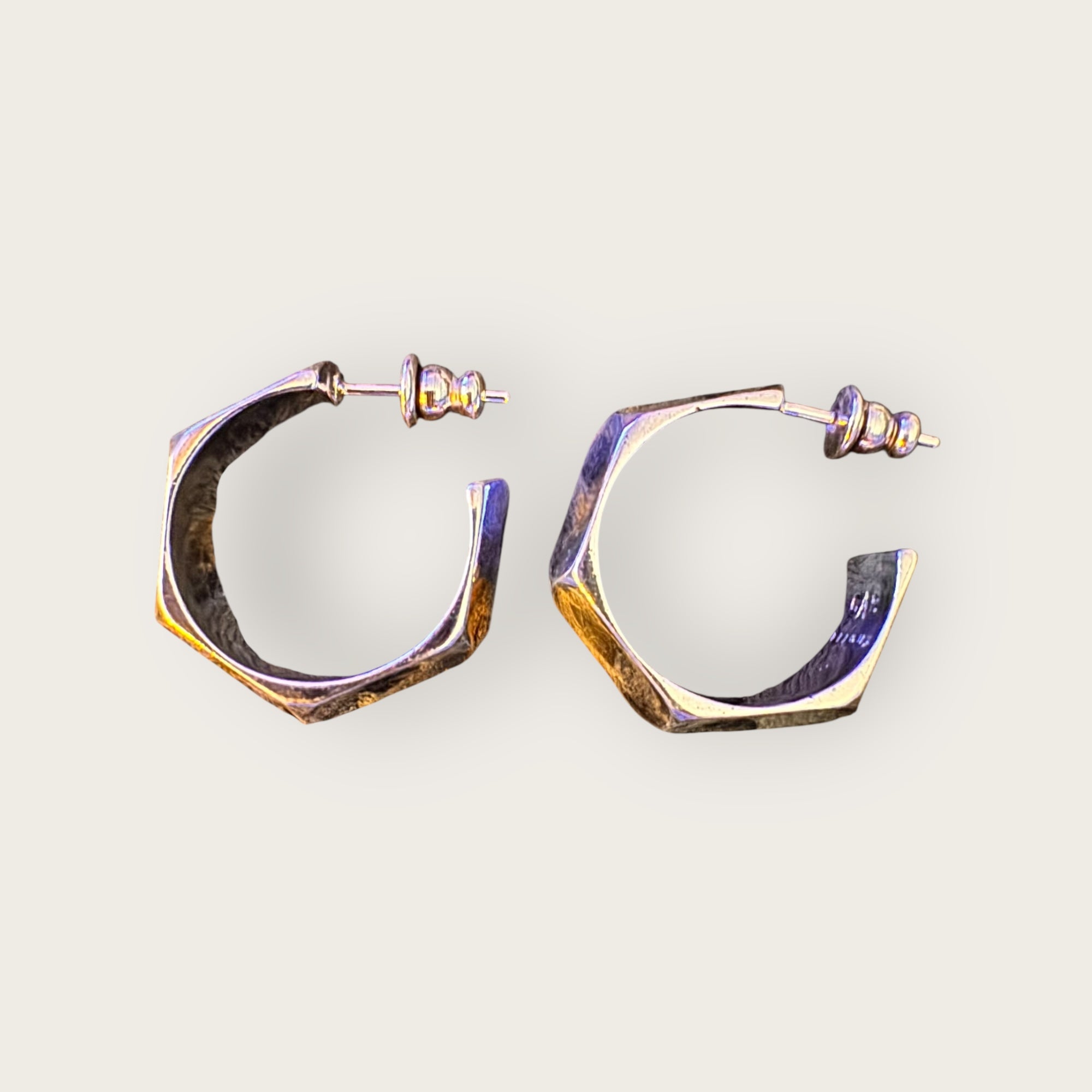 GAS BIJOUX - Boucles d'oreilles créoles MILA base argenté - Nouveau Modèle