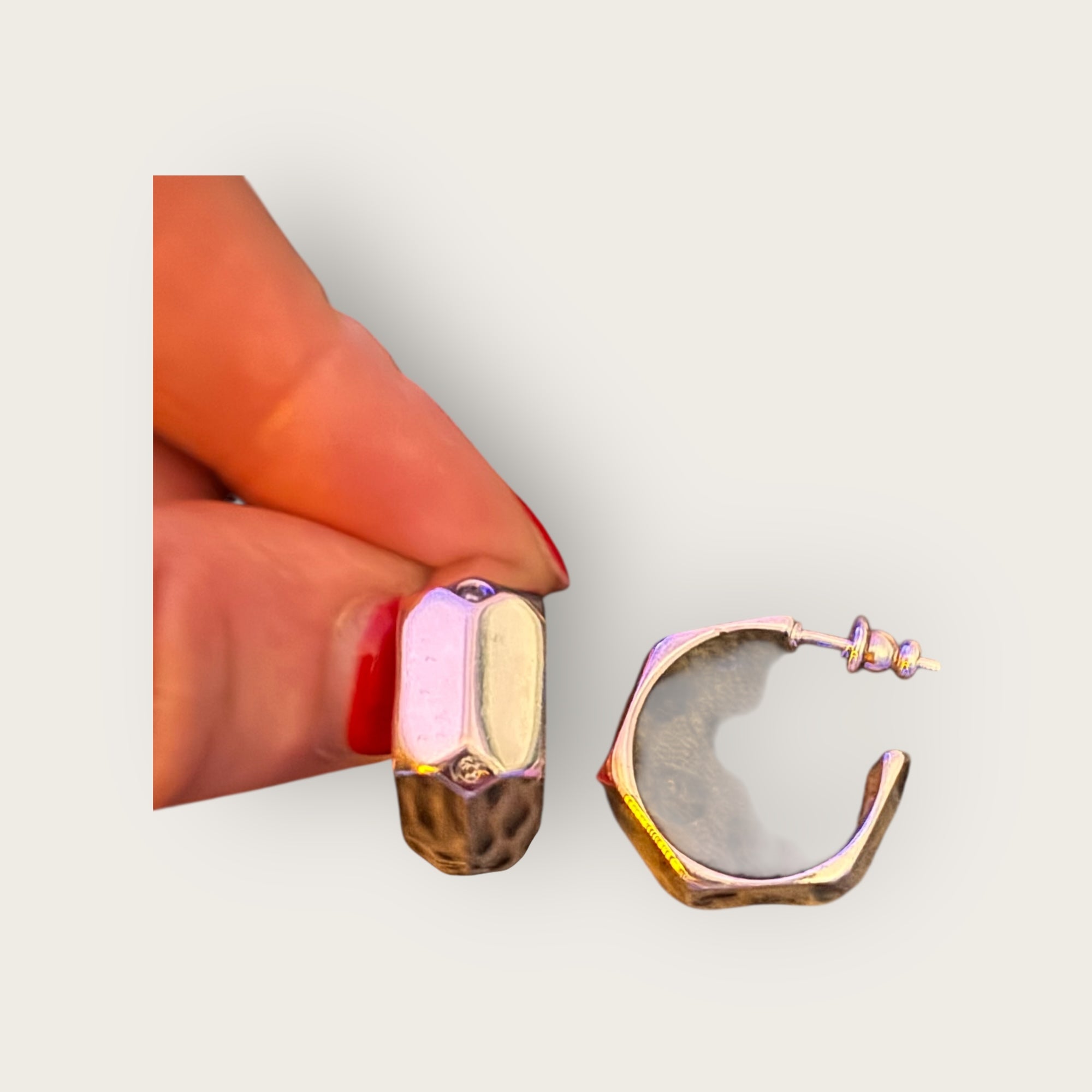 GAS BIJOUX - Boucles d'oreilles créoles MILA base argenté - Nouveau Modèle