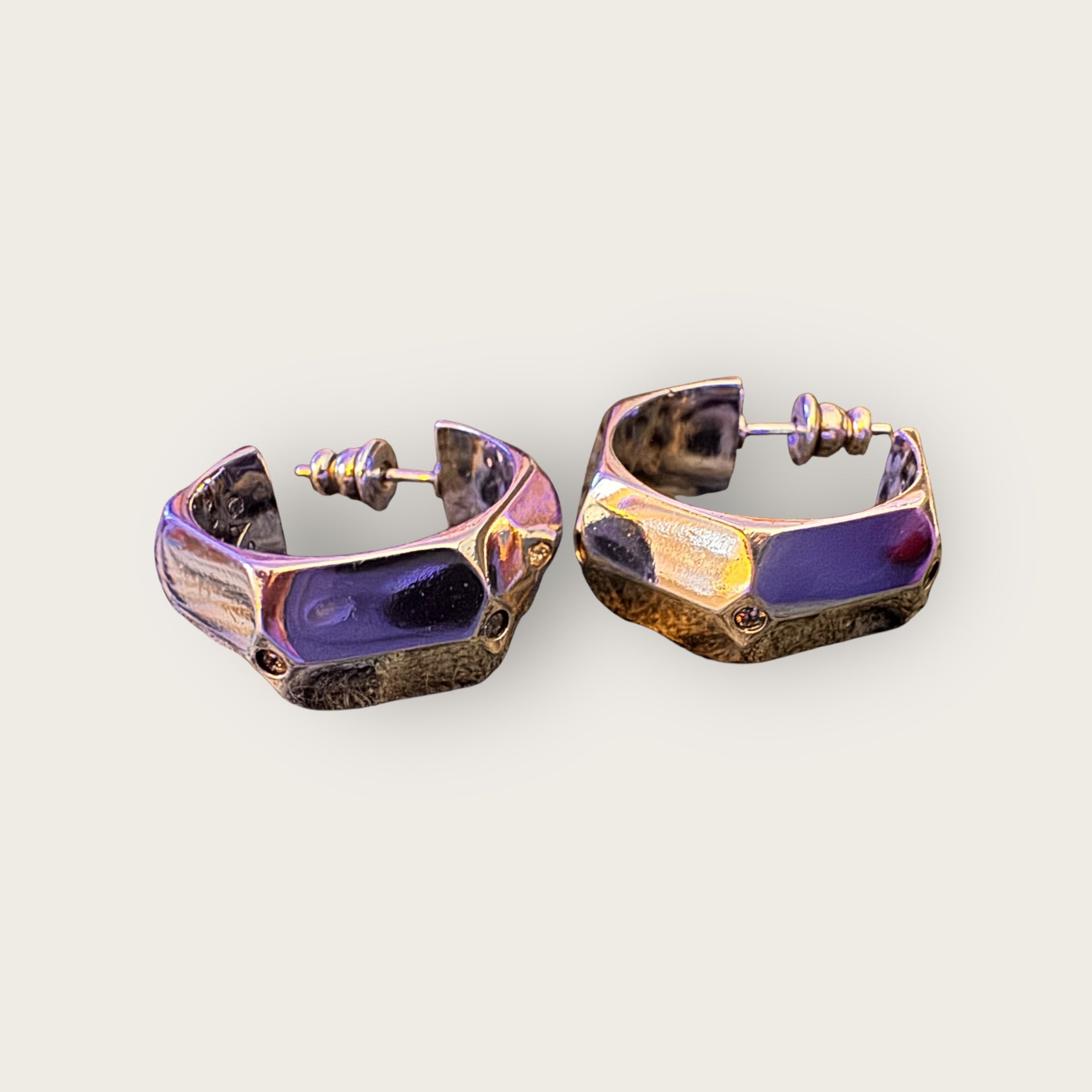 GAS BIJOUX - Boucles d'oreilles créoles MILA base argenté - Nouveau Modèle