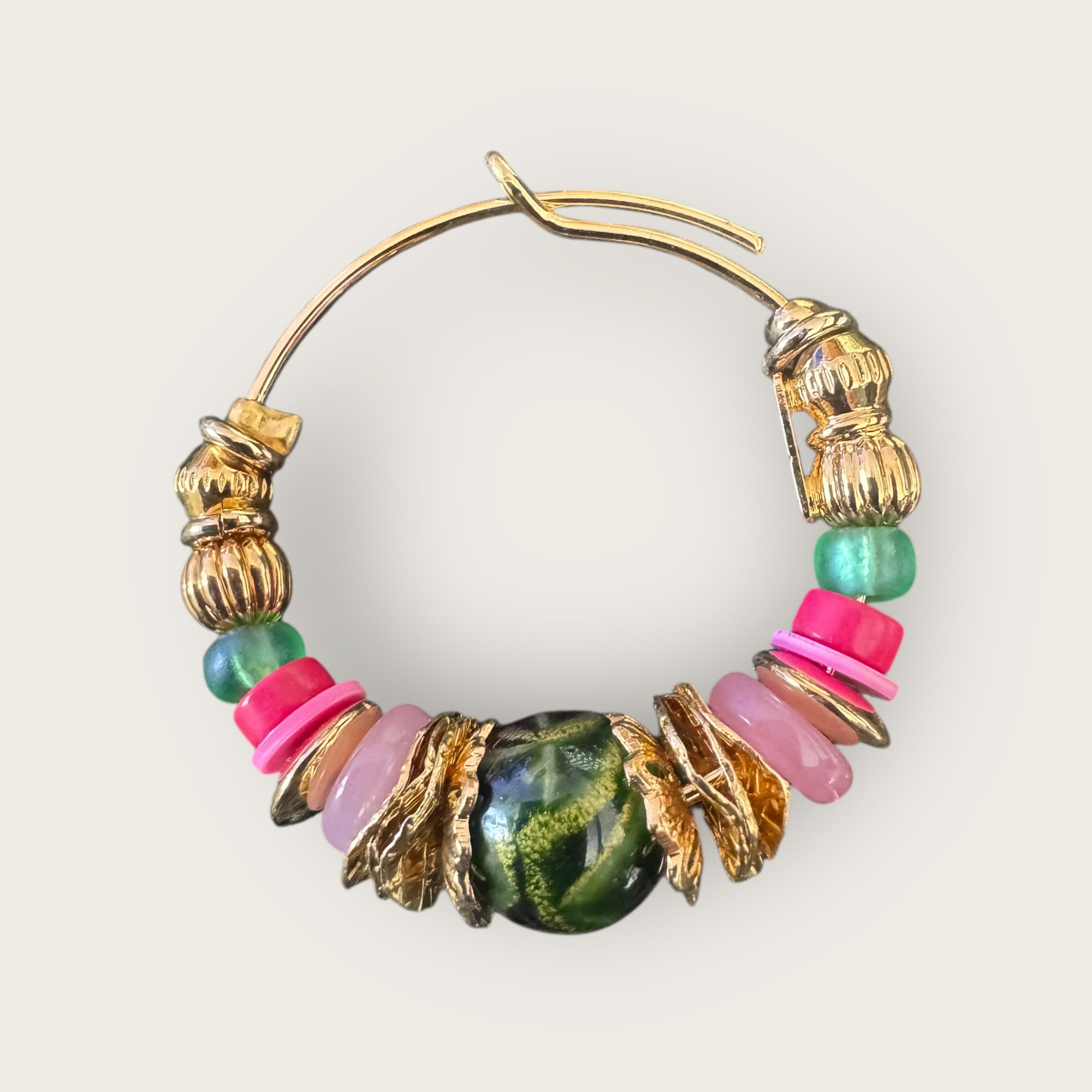 GAS BIJOUX -Boucles d'oreilles ALOHA mini dorées à l'or fin