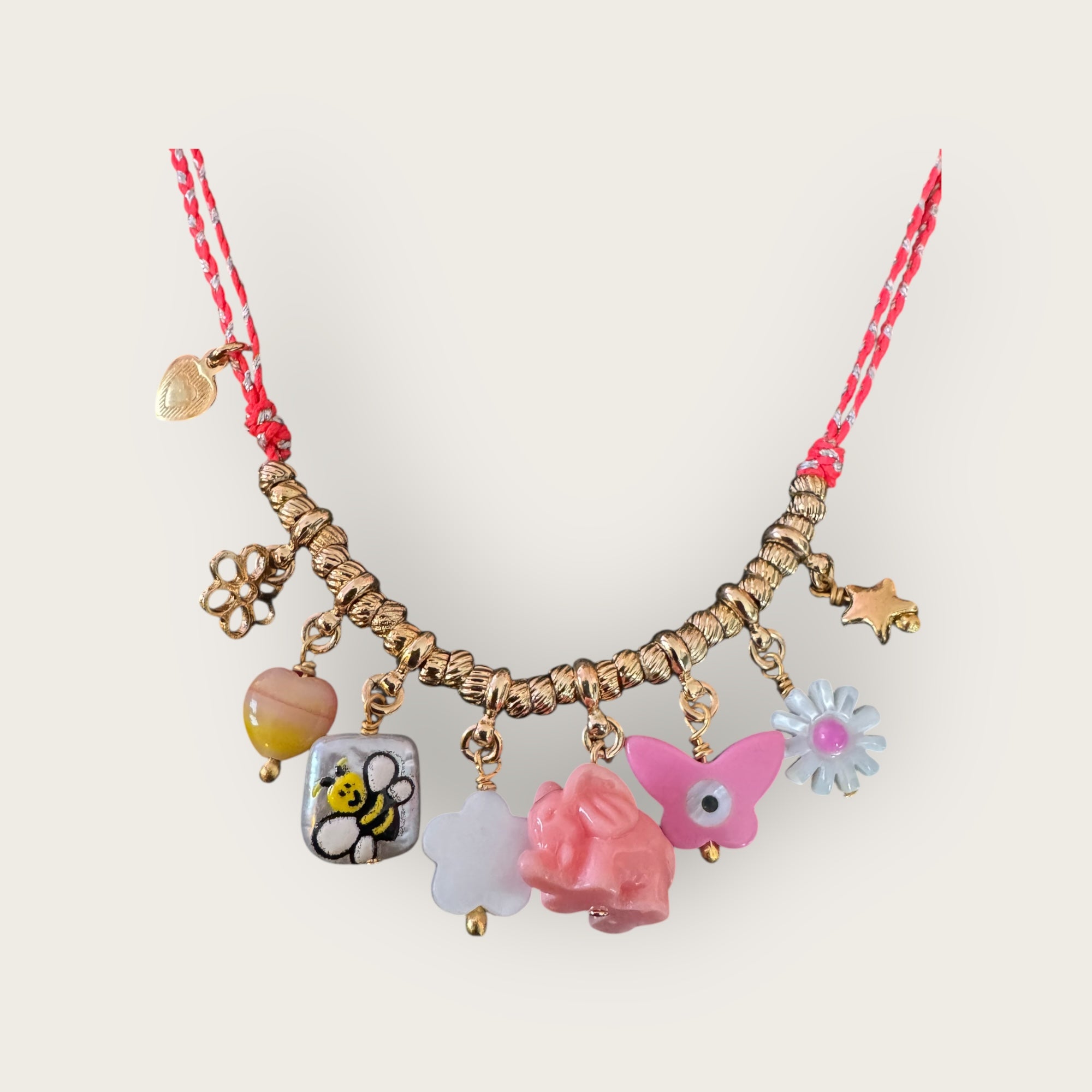 GAS BIJOUX - Collier BELLAGIO MINI BIS rosse
