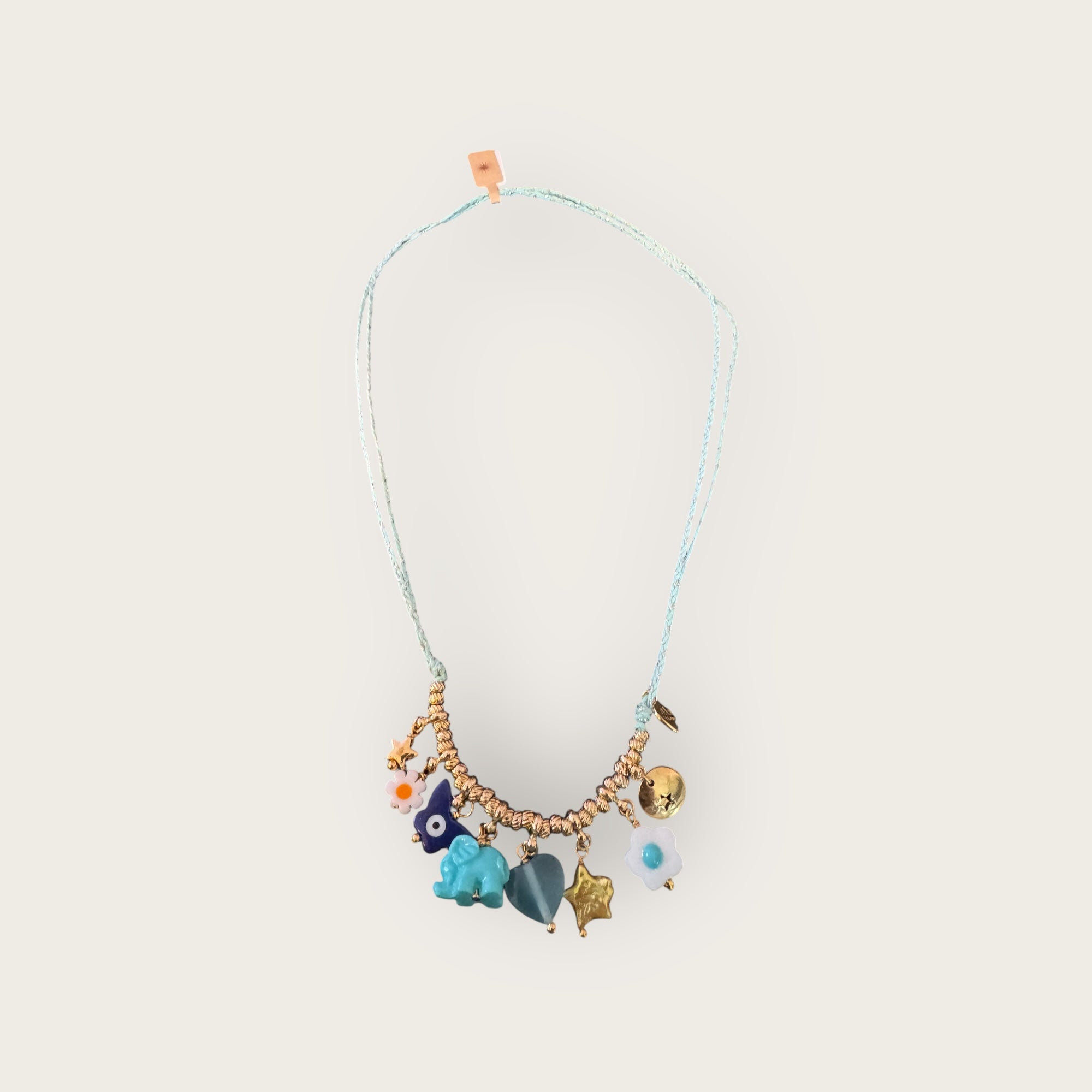 GAS BIJOUX - Collier BELLAGIO MINI BIS bleu