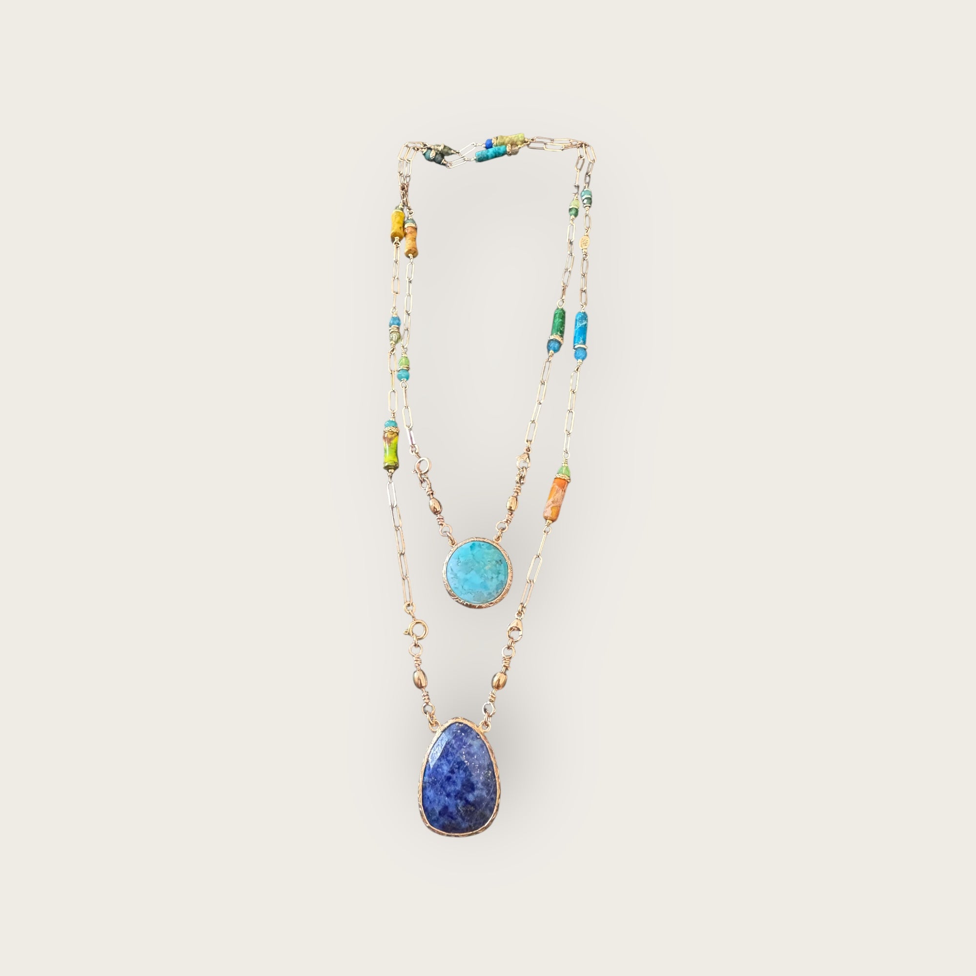 GAS BIJOUX - Collier scapulaire serti KALI