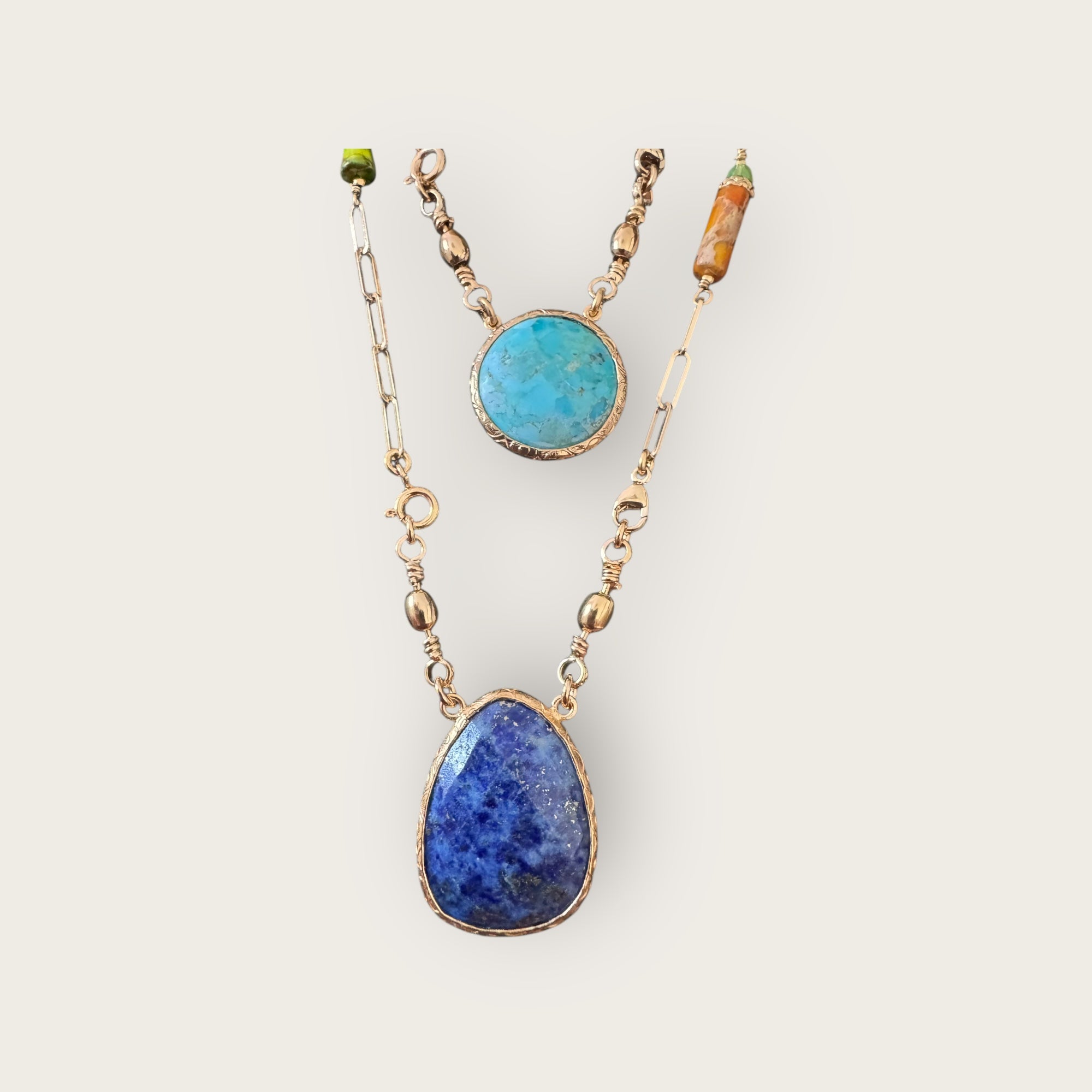 GAS BIJOUX - Collier scapulaire serti KALI