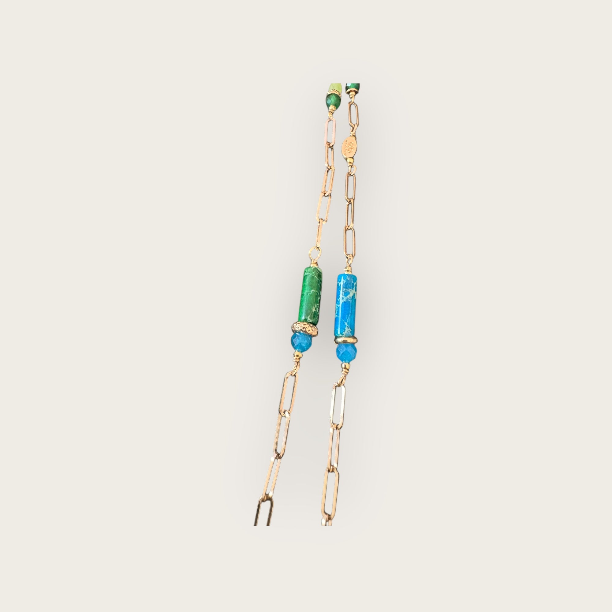 GAS BIJOUX - Collier scapulaire serti KALI