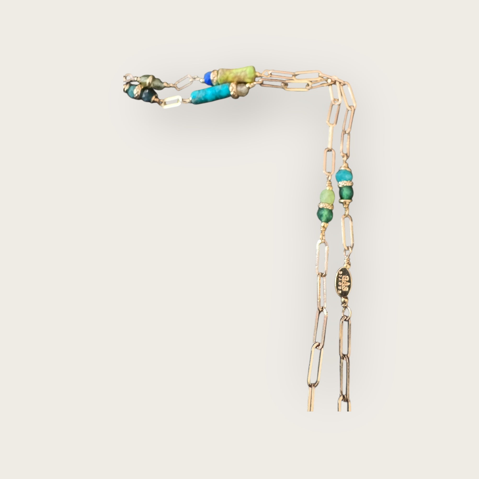 GAS BIJOUX - Collier scapulaire serti KALI