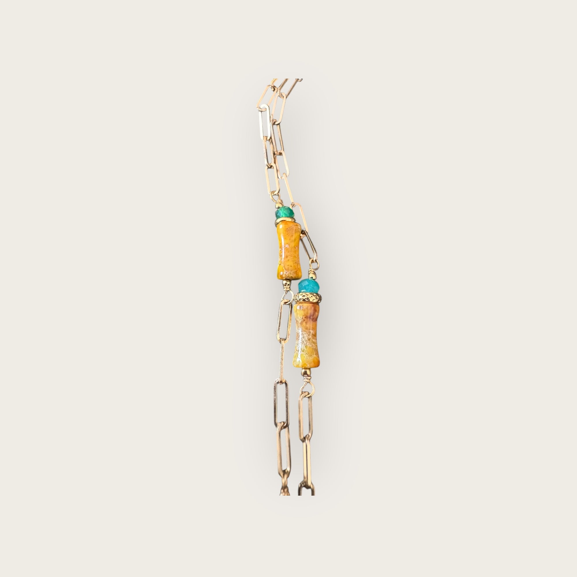 GAS BIJOUX - Collier scapulaire serti KALI
