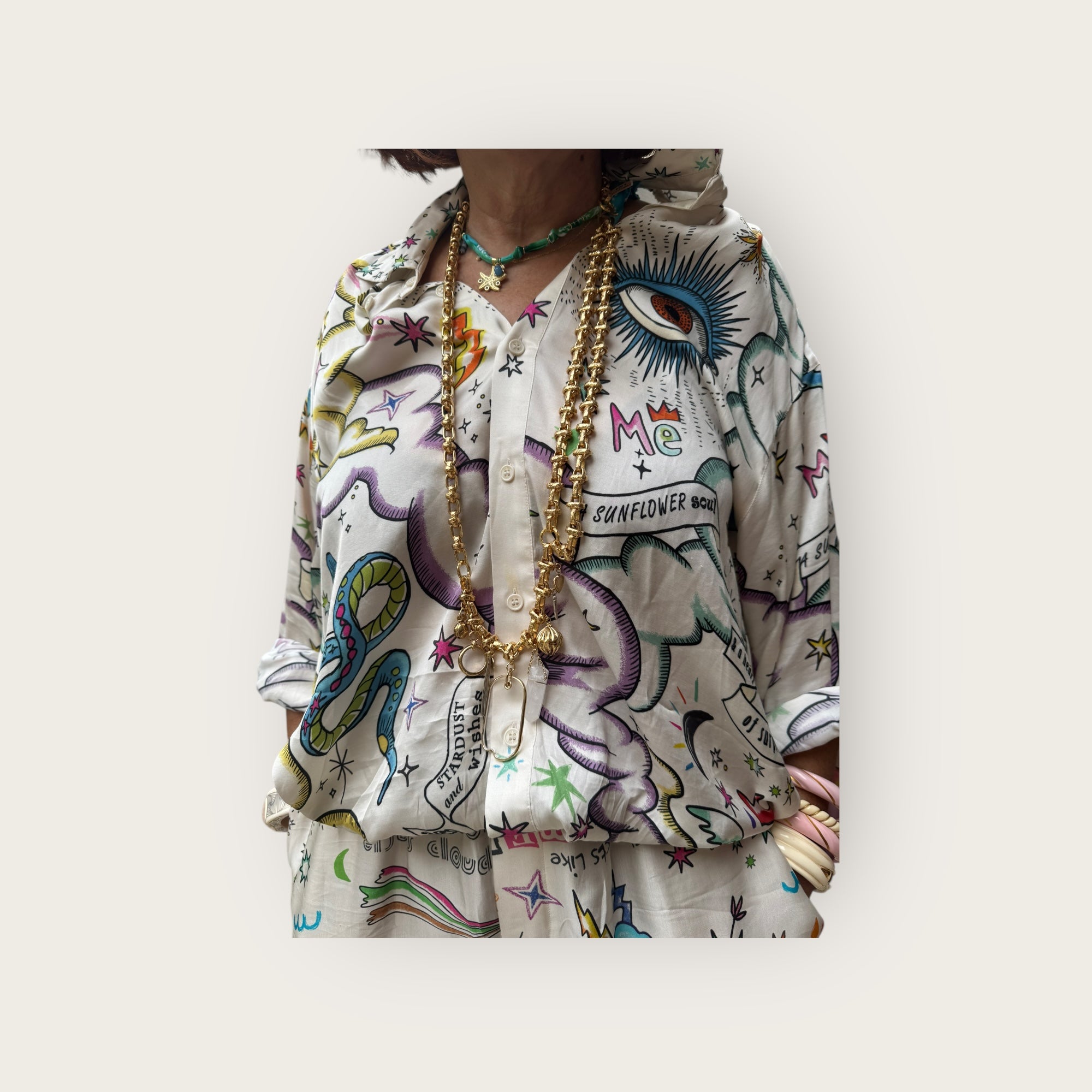 GAS BIJOUX - Collier LUCKY CHARM S - COLLAB FRANCOISE ET MARIE GAS - COLLECTOR