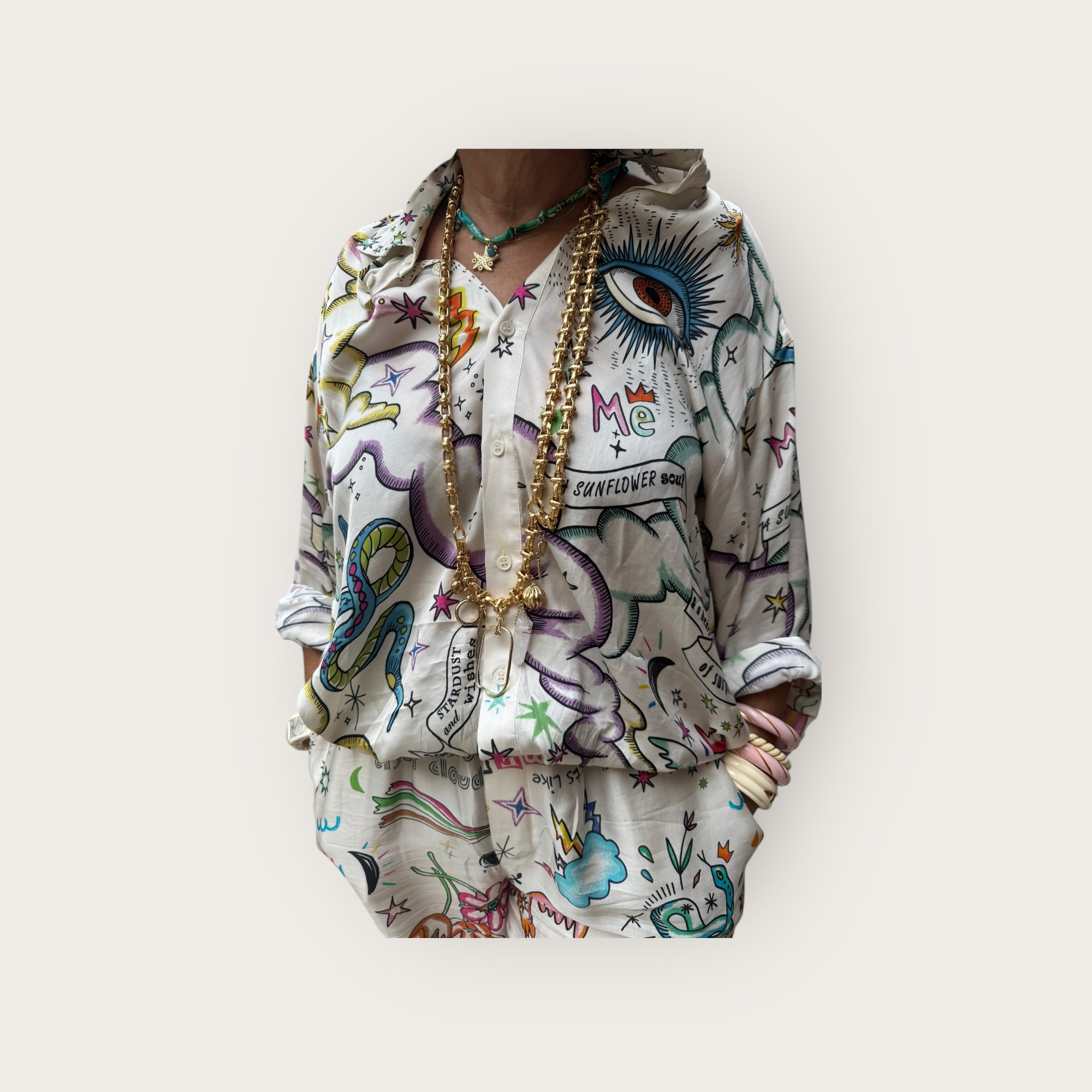 GAS BIJOUX - Collier LUCKY CHARM S - COLLAB FRANCOISE ET MARIE GAS - COLLECTOR