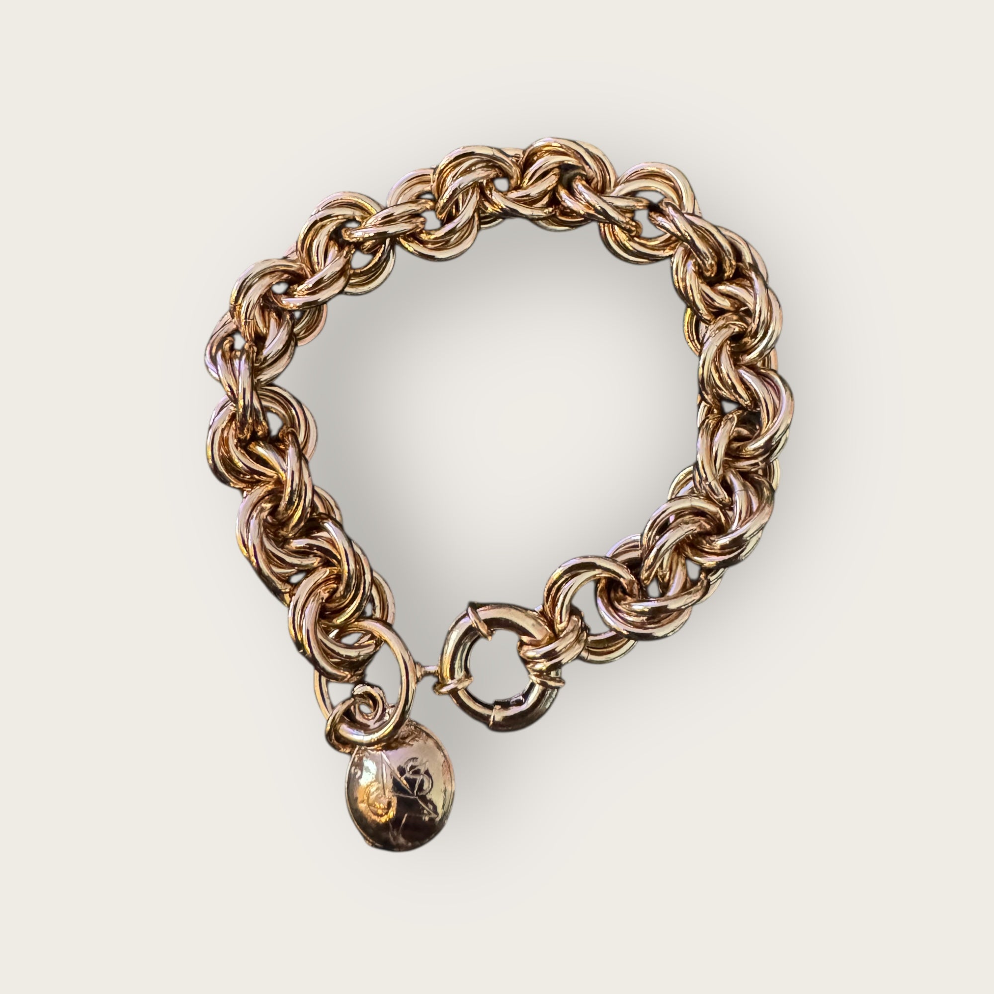 GAS BIJOUX - Bracelet chaine vintage grand modèle- Taille 1