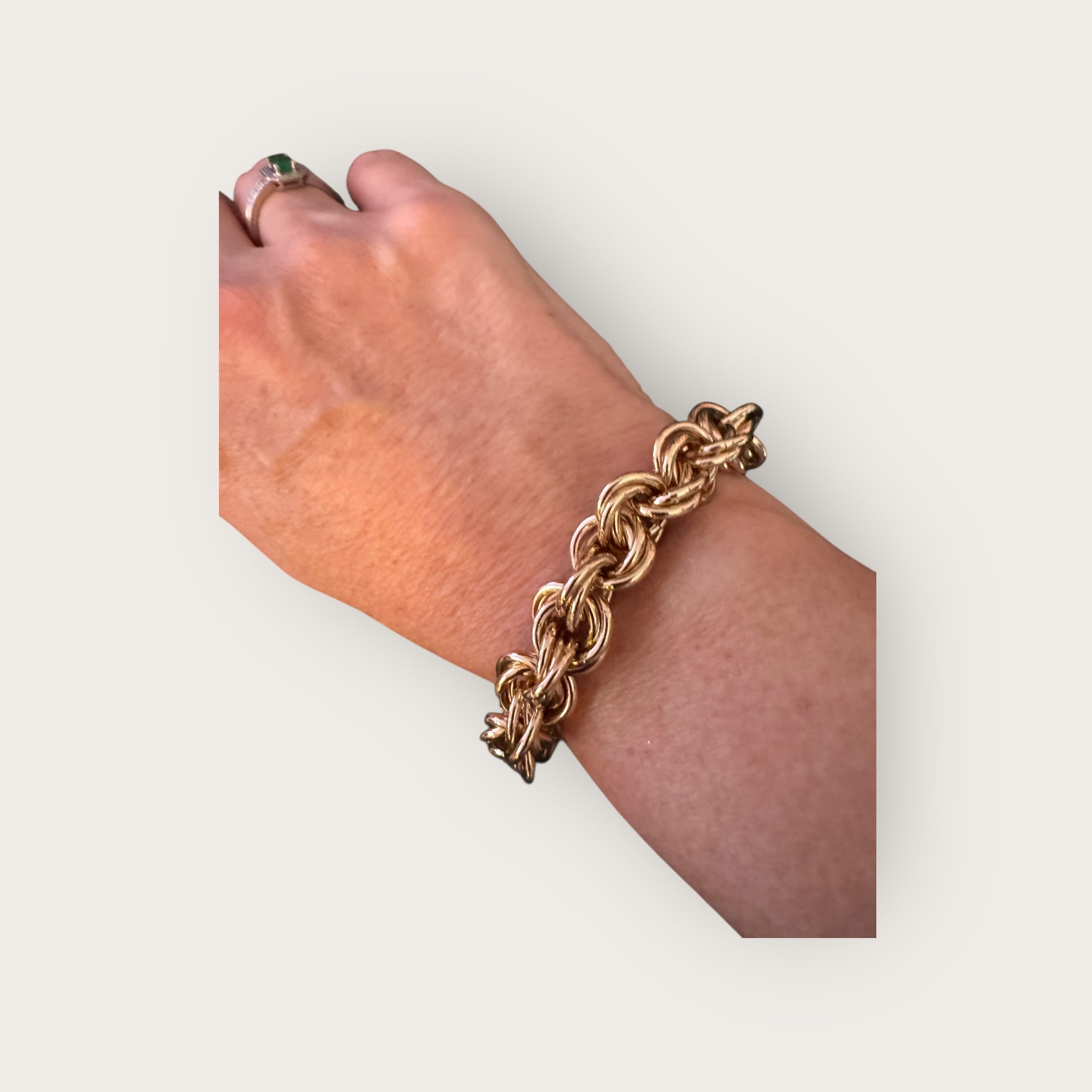 GAS BIJOUX - Bracelet chaine vintage grand modèle- Taille 1