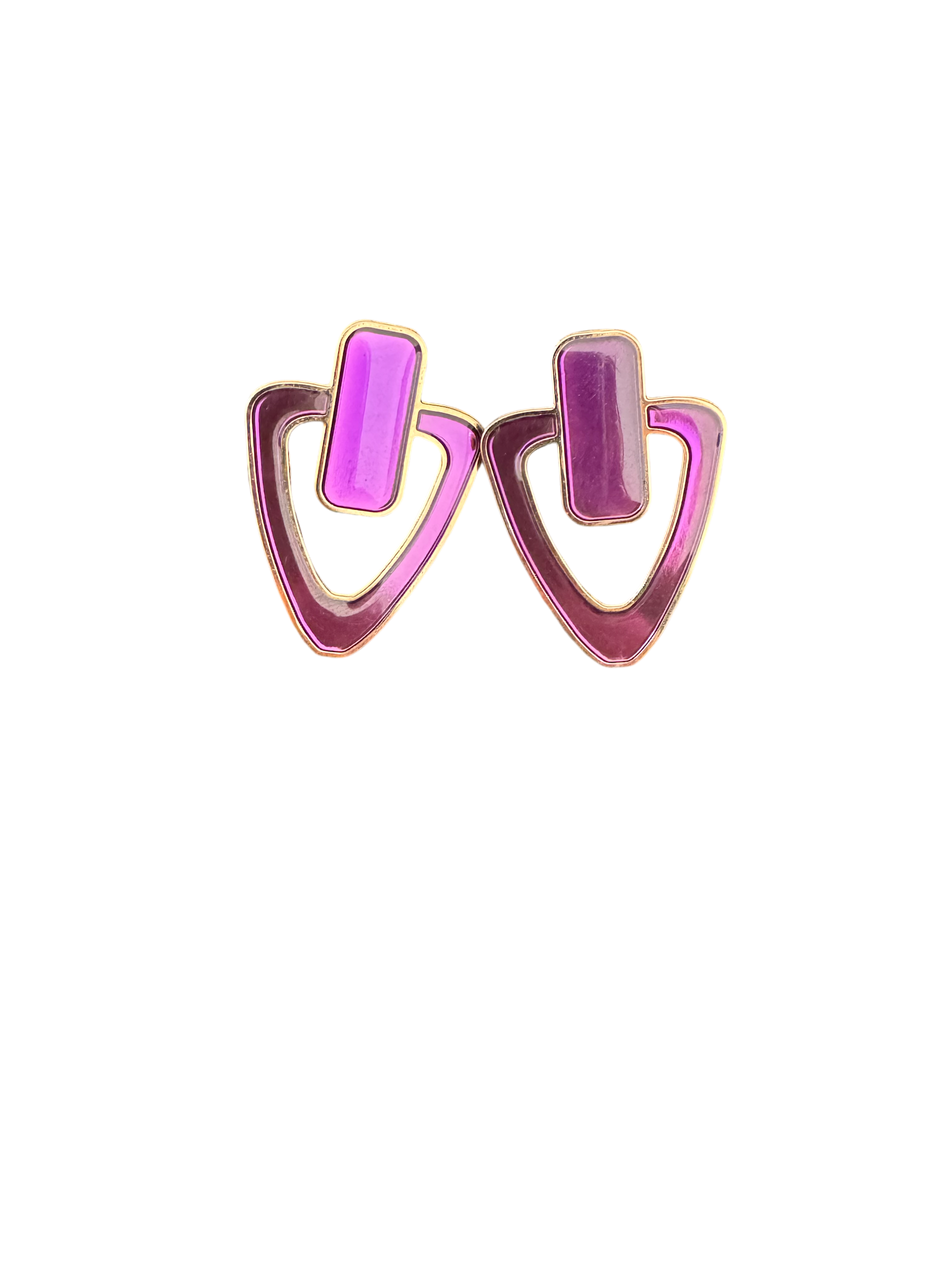 CHIC ALORS - Boucles d’oreilles Laura - Mauve