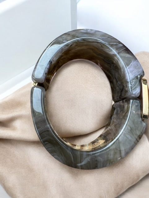 GAS BIJOUX - Bracelet ARTY bis acétate doré