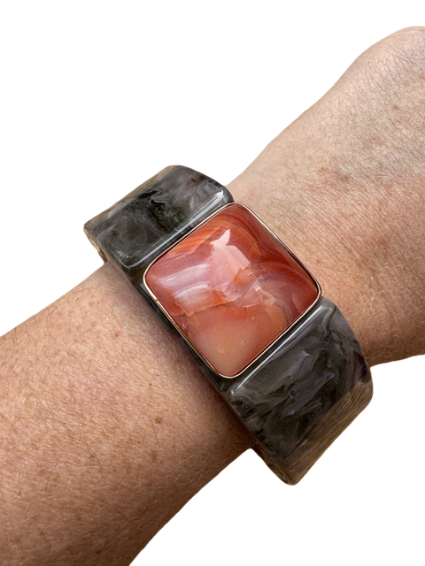 GAS BIJOUX - Bracelet ARTY bis acétate doré