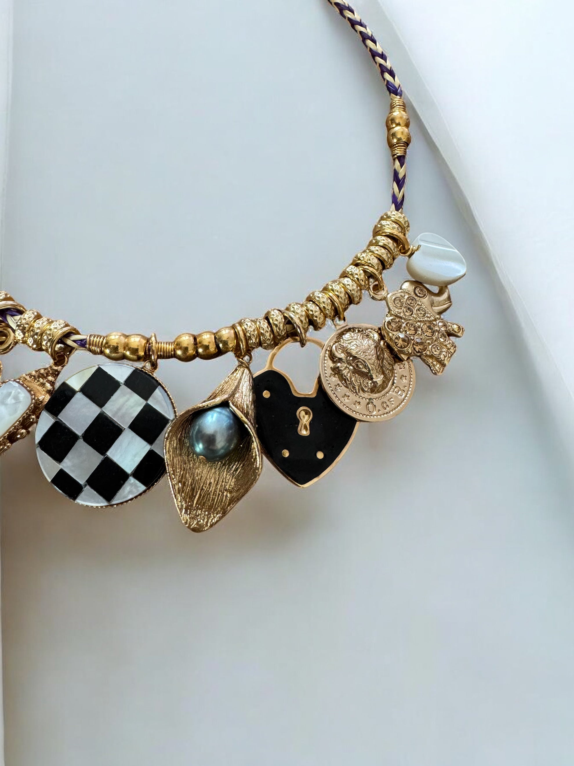 GAS BIJOUX - Collier BELLAGIO dis doré métal doré à l'or fin