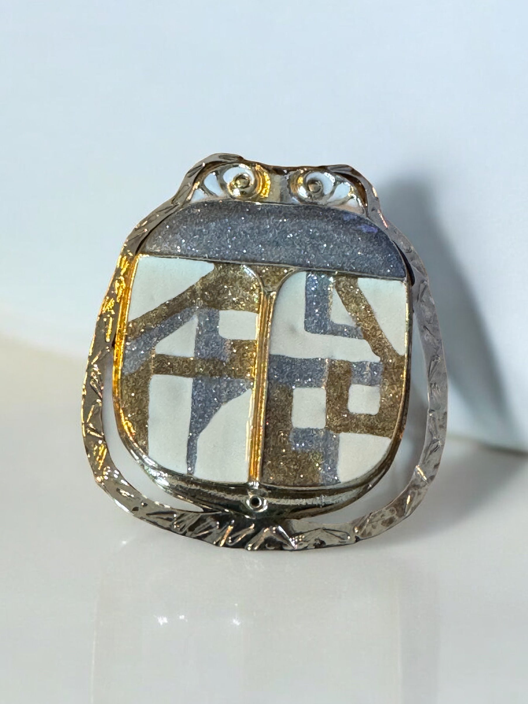GAS BIJOUX - Broche SCARABEE ART DECO - PIECE RARE