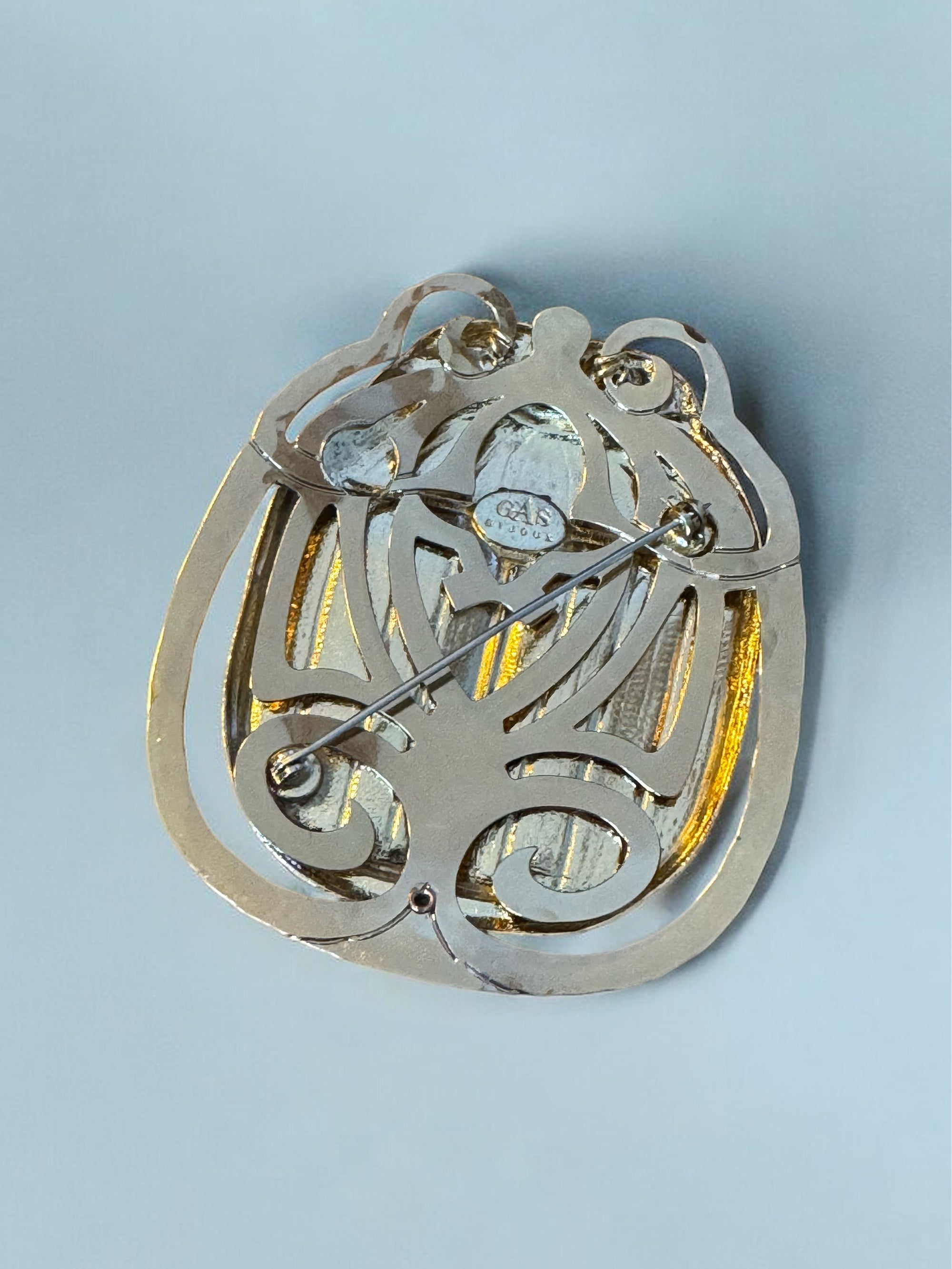 GAS BIJOUX - Broche SCARABEE ART DECO - PIECE RARE