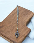 GAS BIJOUX - Collier AGAPA argenté cristaux blancs