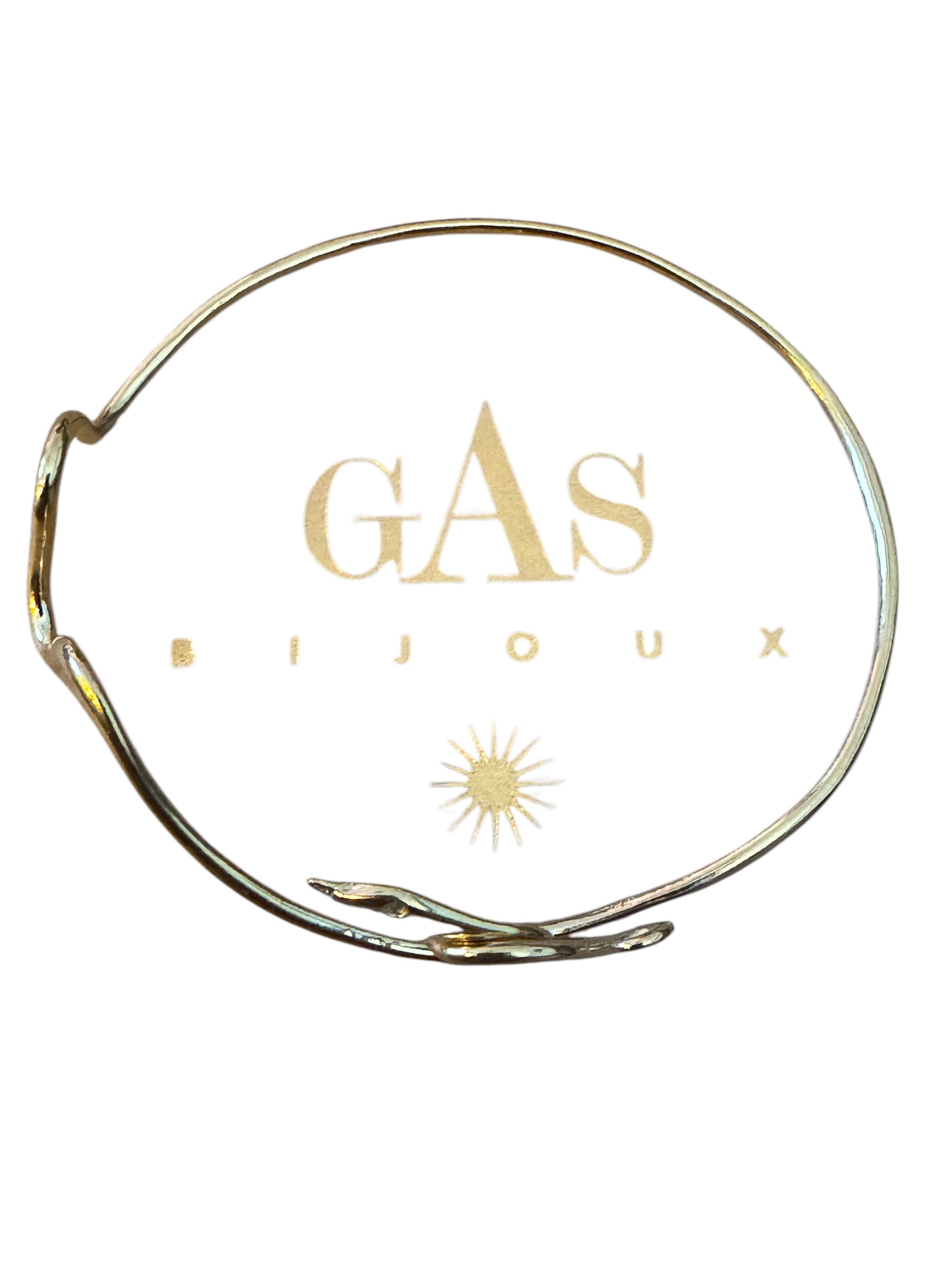 GAS BIJOUX - Bracelet JONC ALYA doré à l’or fin