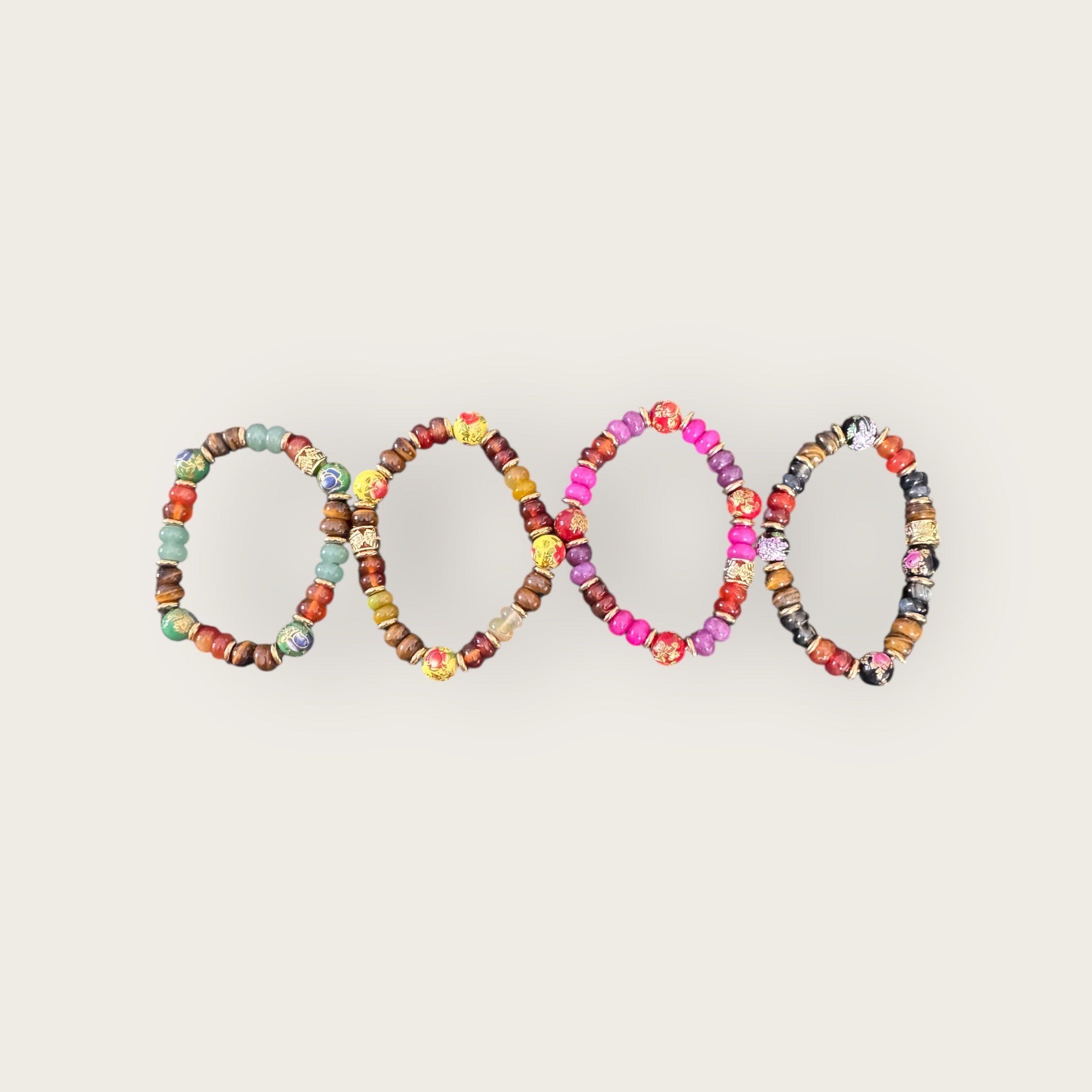 HYPNOCHIC - Bracelets FLORA - 4 couleurs