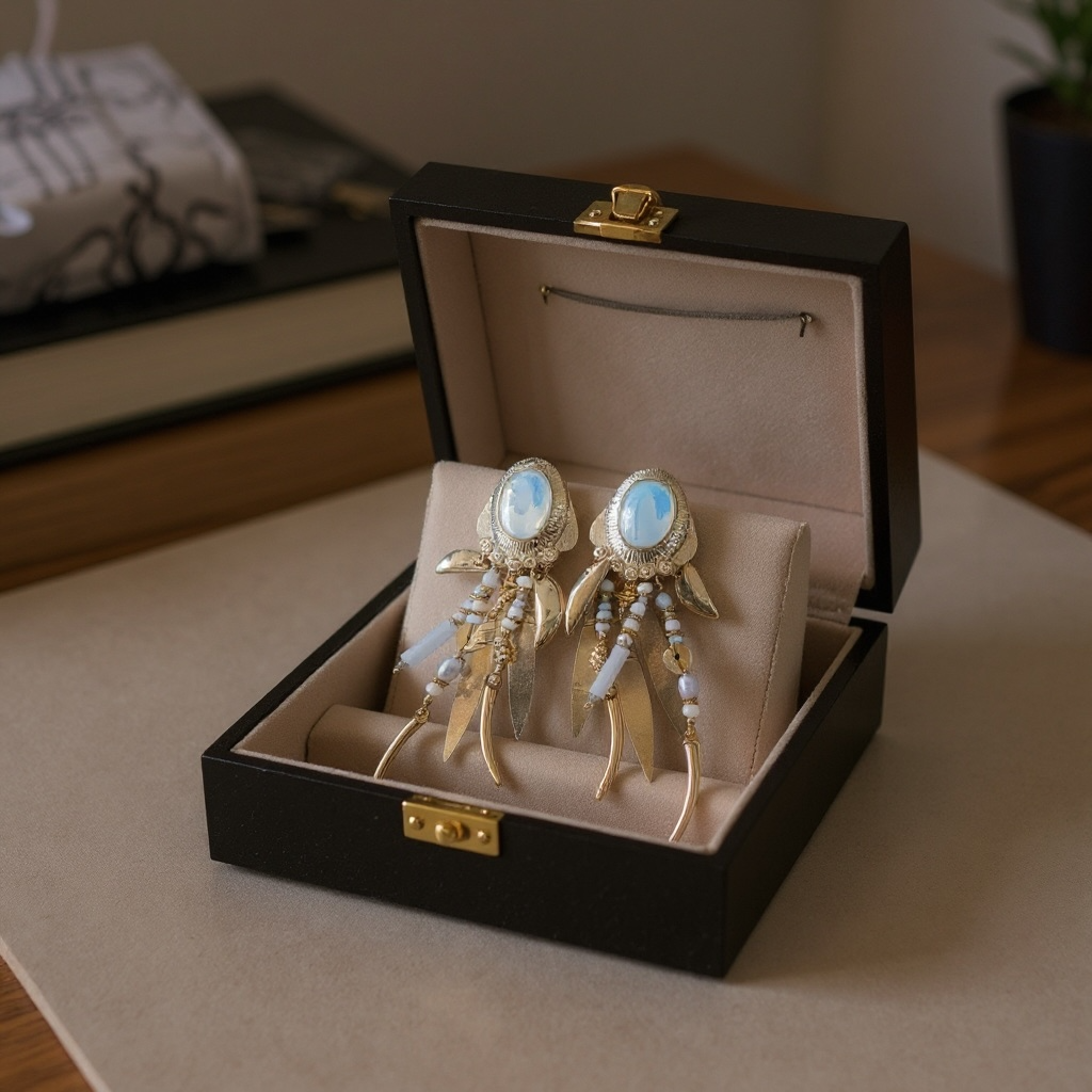 GAS BIJOUX - Boucles d'oreilles BALAMDRA dorées à l'or fin - NOUVEAU MODELE