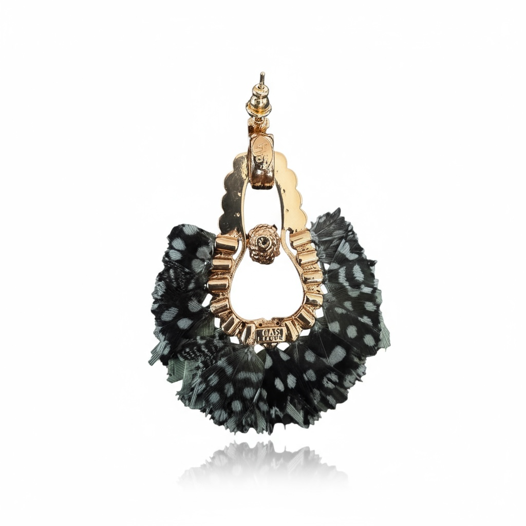 GAS BIJOUX - Boucles d'oreilles FORTALEZA dorées à l'or fin - NOUVELLE COULEUR