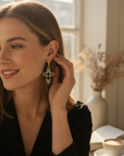 GAS BIJOUX - Boucles d'oreilles TAO CRUZITA dorées à l'or fin