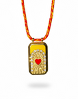 BY TOPAZE - Collier pendentif "Coeur sacré Rayonnant" - EXCLU WEB