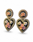 MOUCHKINE - Boucles d'oreilles "petits coeurs perles"