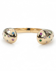 GAS BIJOUX - Bracelet SAINT GERMAIN COMETTE strass multicolore doré à l'or fin