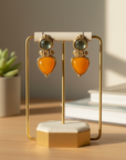GAS BIJOUX - Boucles d'oreilles COLORADO dorées à l'or fin - Jaune
