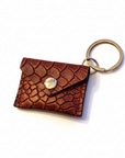 BY TOPAZE - PORTE CLEFS MINI SAC EN CUIR - 19 COULEURS DIFFERENTES