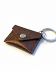 BY TOPAZE - PORTE CLEFS MINI SAC EN CUIR - 19 COULEURS DIFFERENTES