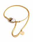 GAS BIJOUX - Bracelet SCARAMOUCHE émail doré à l'or fin